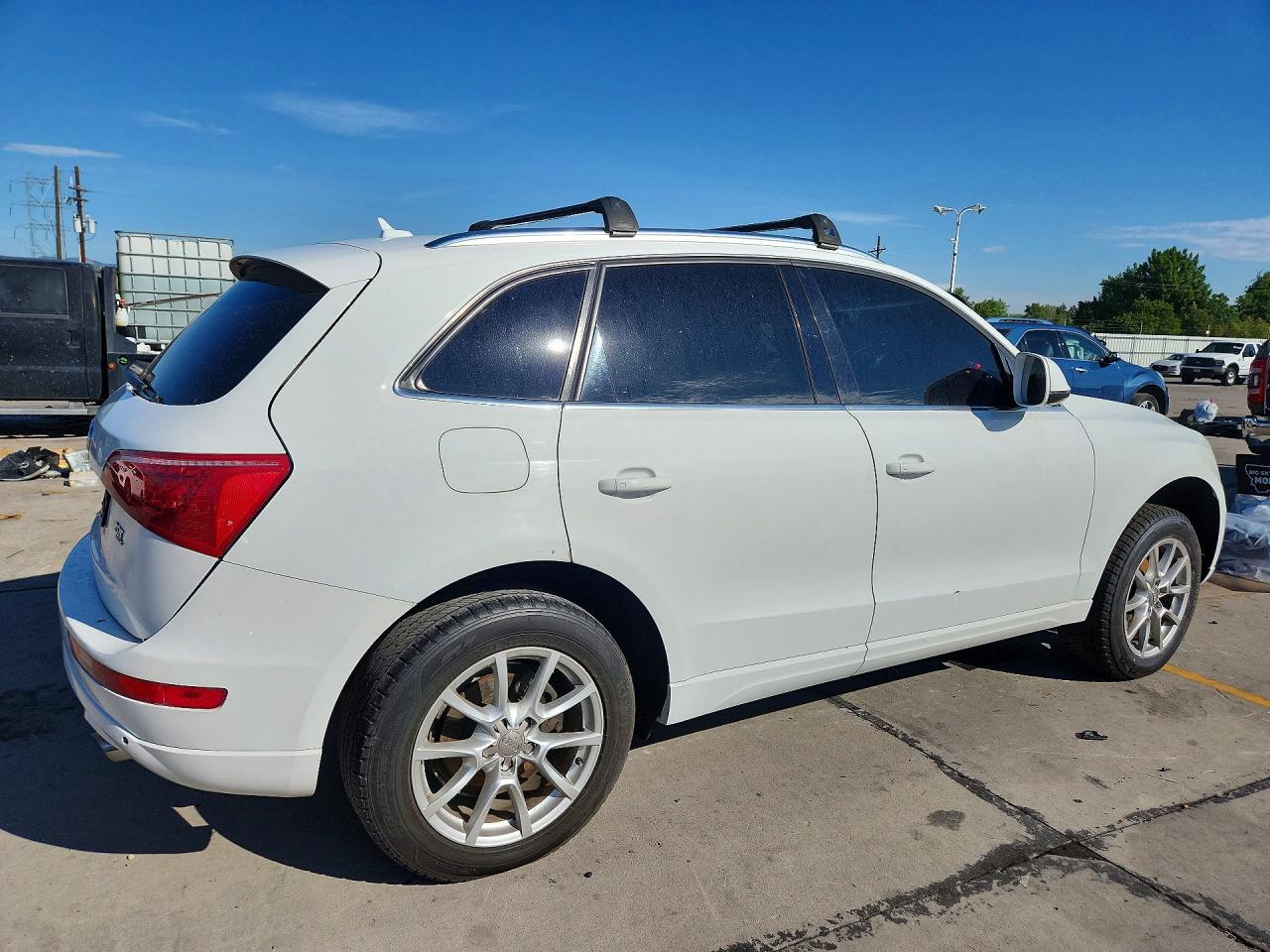 2012 Audi Q5 Premium Plus White vin: WA1LFAFP6CA034605