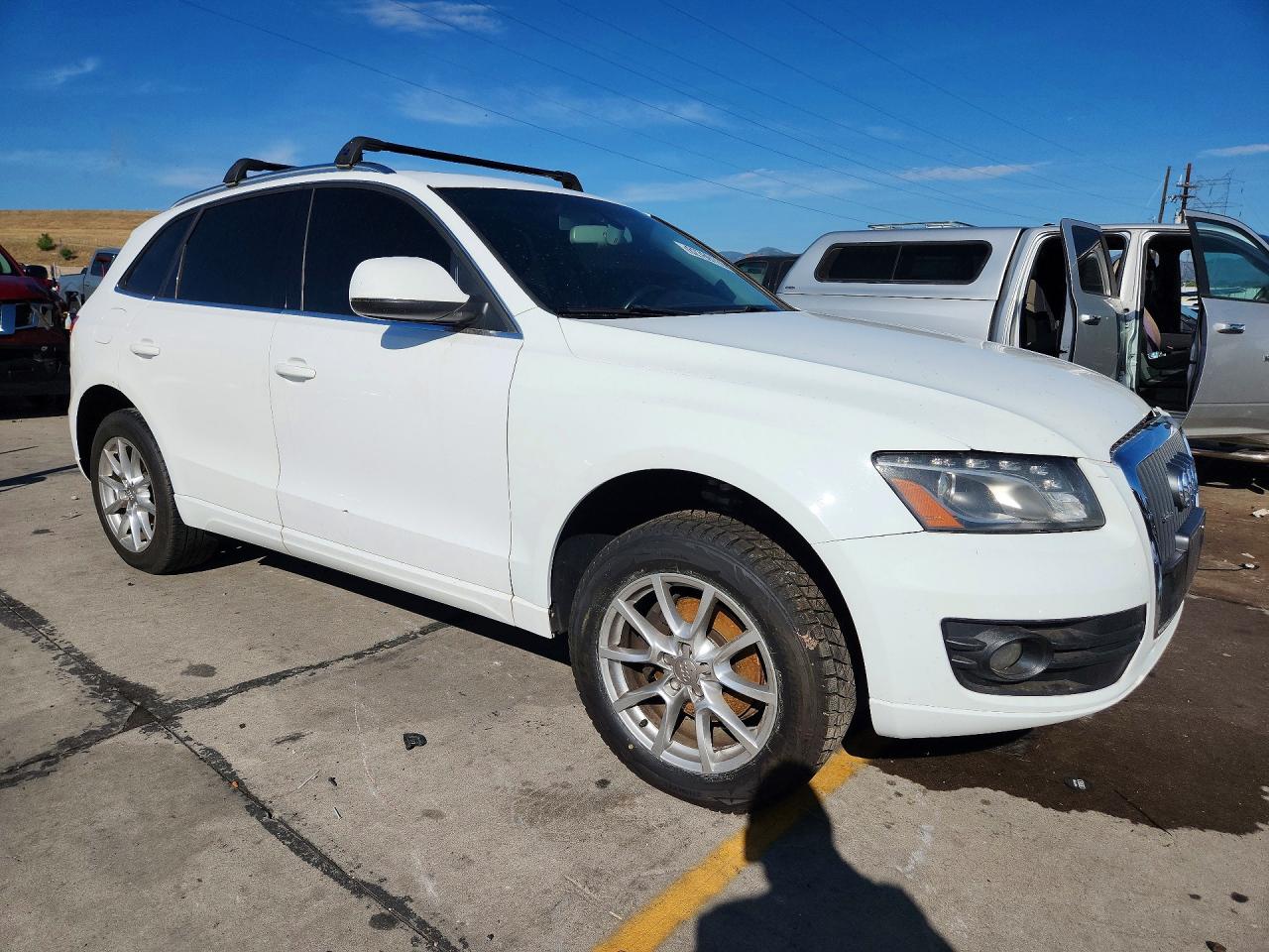 2012 Audi Q5 Premium Plus White vin: WA1LFAFP6CA034605