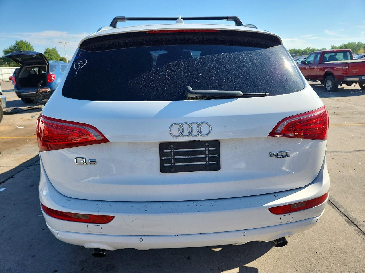 2012 Audi Q5 Premium Plus White vin: WA1LFAFP6CA034605