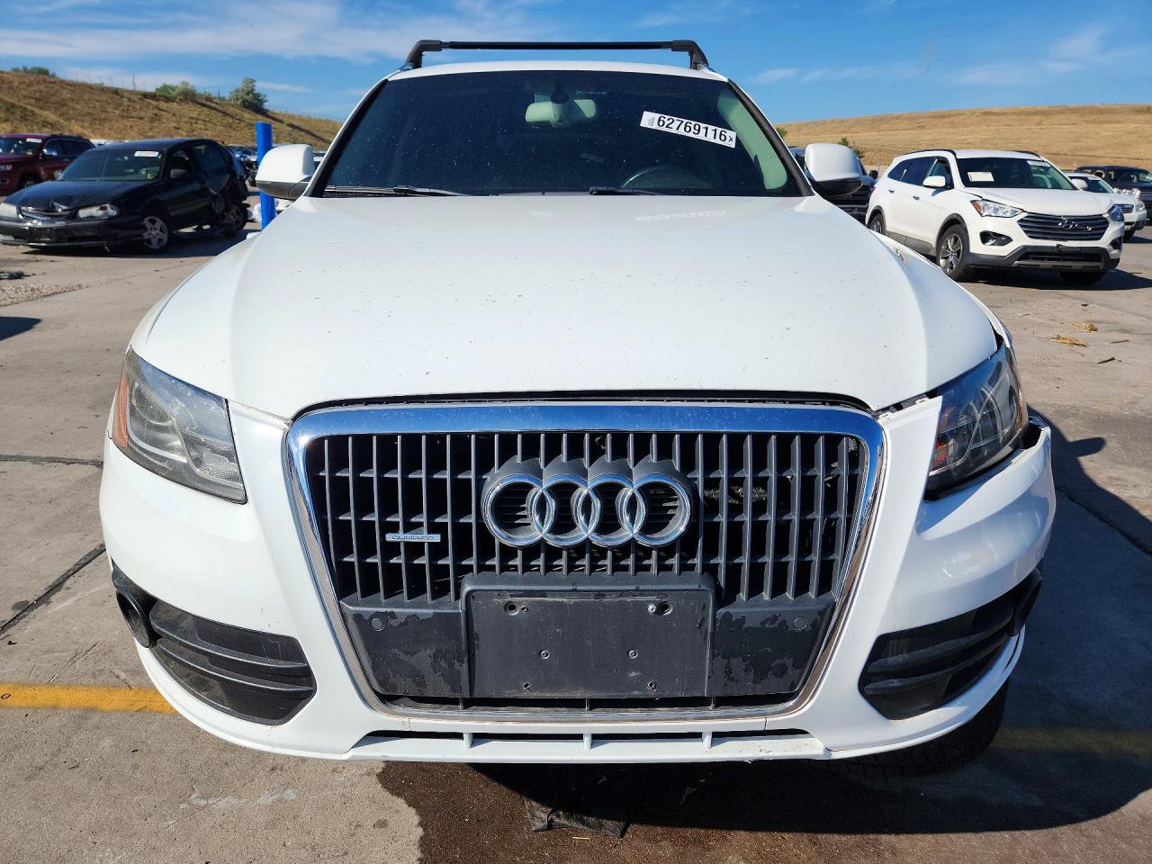 2012 Audi Q5 Premium Plus White vin: WA1LFAFP6CA034605