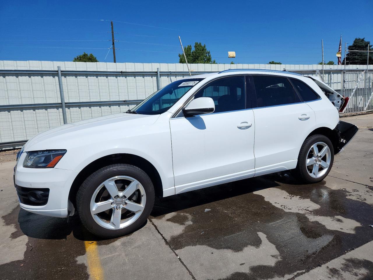2012 Audi Q5 Premium Plus White vin: WA1LFAFP6CA049816