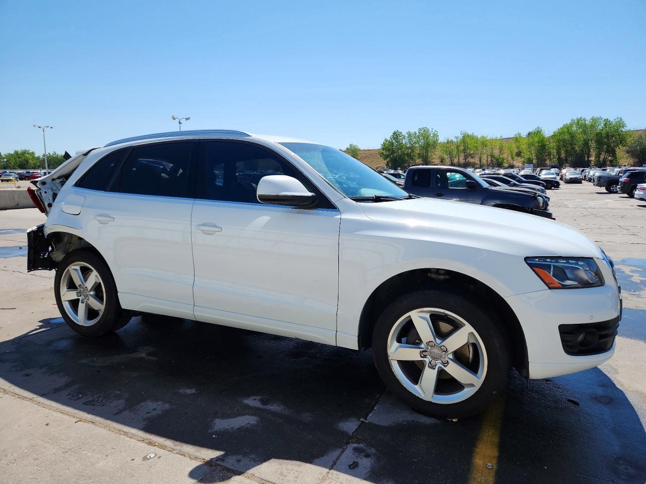 2012 Audi Q5 Premium Plus White vin: WA1LFAFP6CA049816