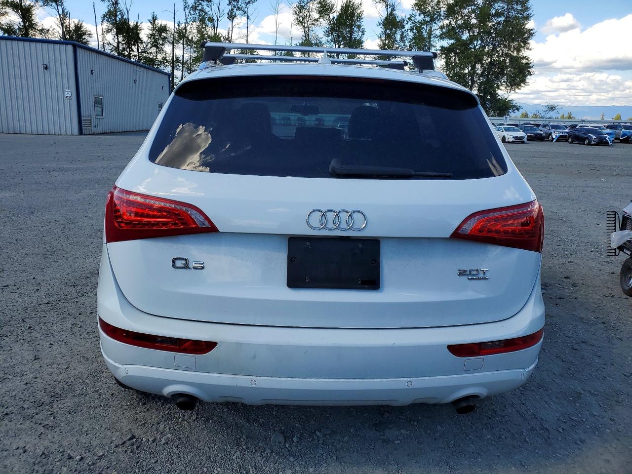 2012 Audi Q5 Premium Plus White vin: WA1LFAFP6CA052912