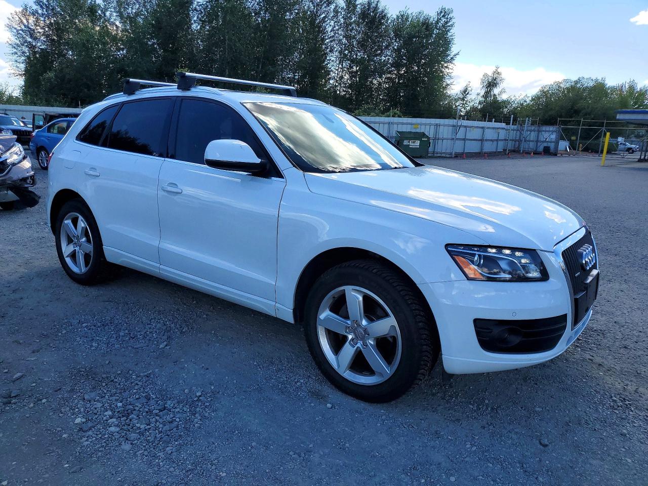 2012 Audi Q5 Premium Plus White vin: WA1LFAFP6CA052912