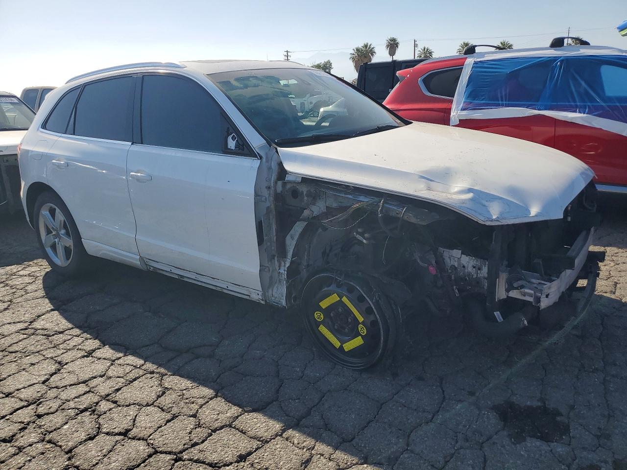 2012 Audi Q5 Premium Plus White vin: WA1LFAFP6CA124627