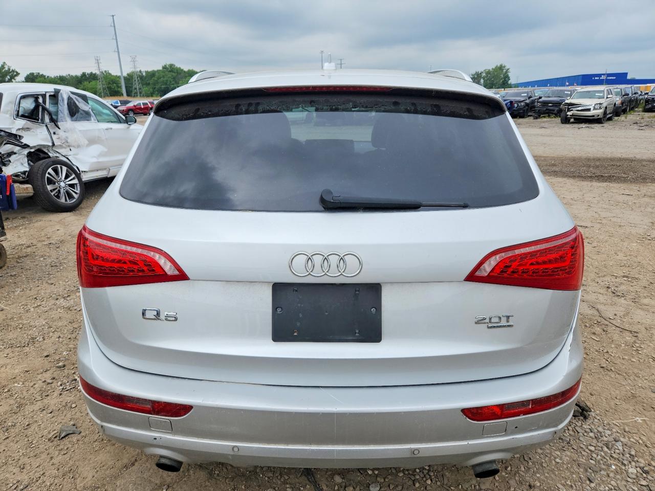 2012 Audi Q5 Premium Plus Silver vin: WA1LFAFP6CA129049