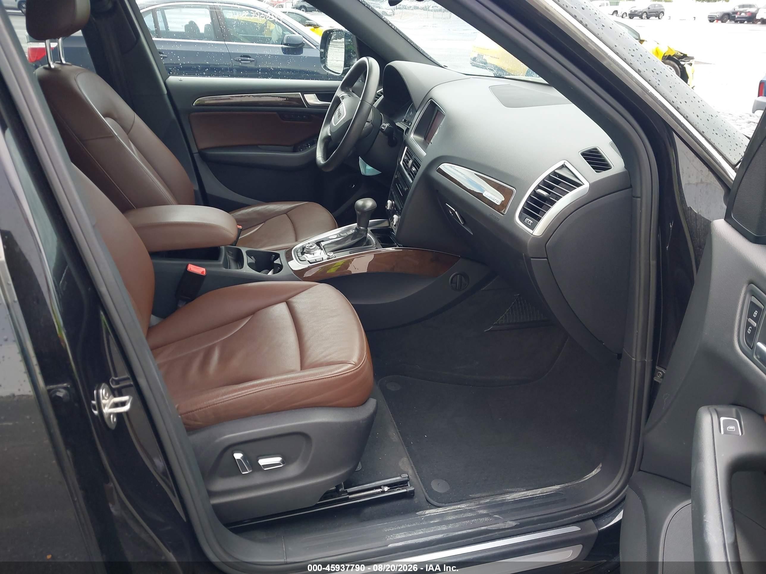 2013 Audi Q5 2.0t Premium Black vin: WA1LFAFP6DA016770
