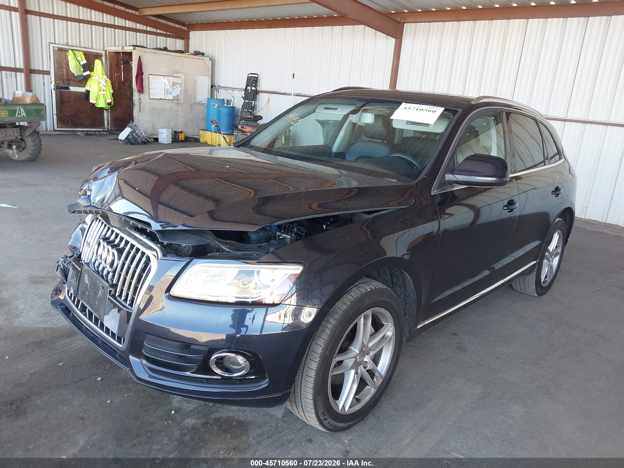 2013 Audi Q5 2.0t Premium Blue vin: WA1LFAFP6DA038395