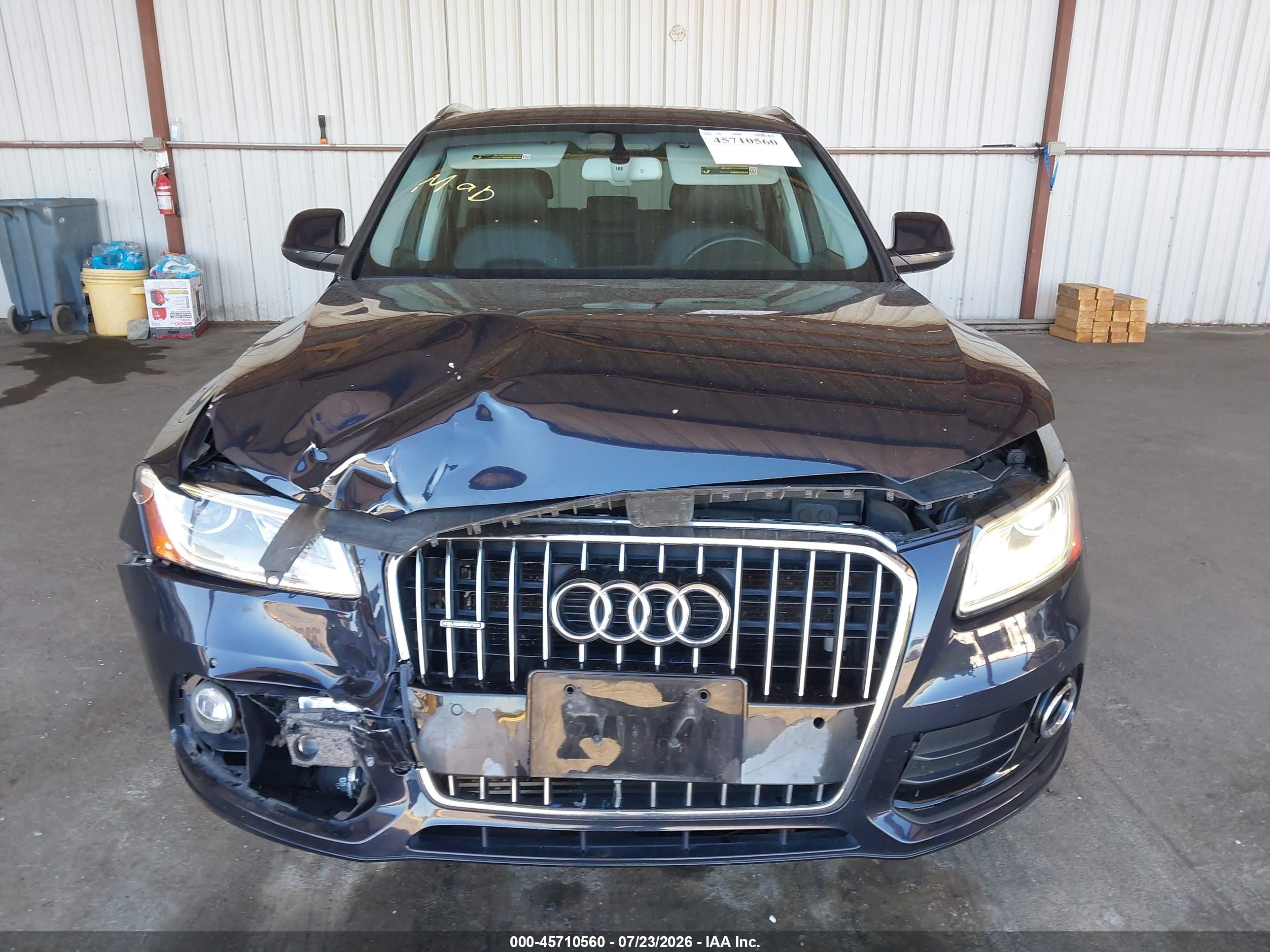 2013 Audi Q5 2.0t Premium Blue vin: WA1LFAFP6DA038395