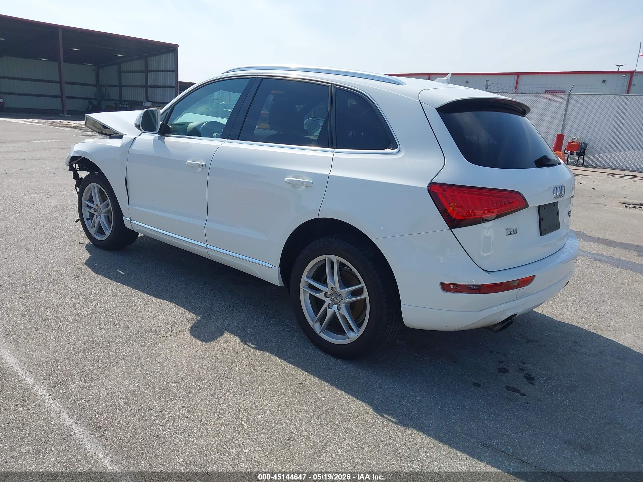 2013 Audi Q5 2.0t Premium White vin: WA1LFAFP6DA050918