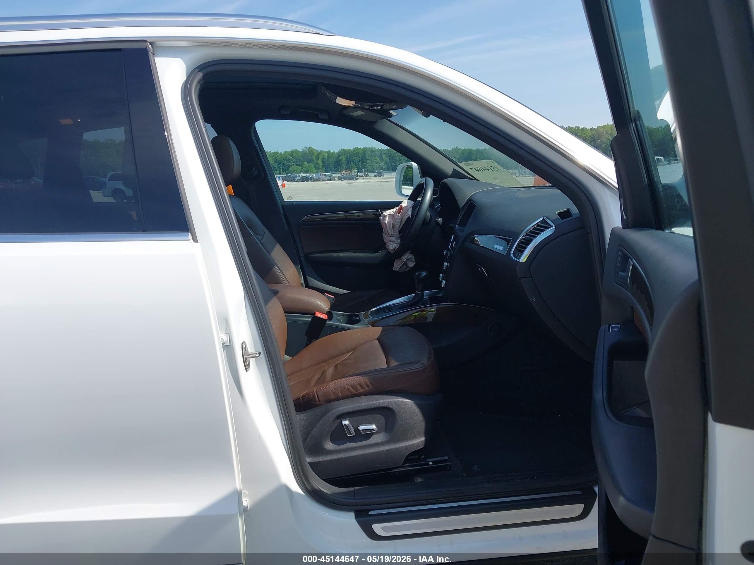 2013 Audi Q5 2.0t Premium White vin: WA1LFAFP6DA050918