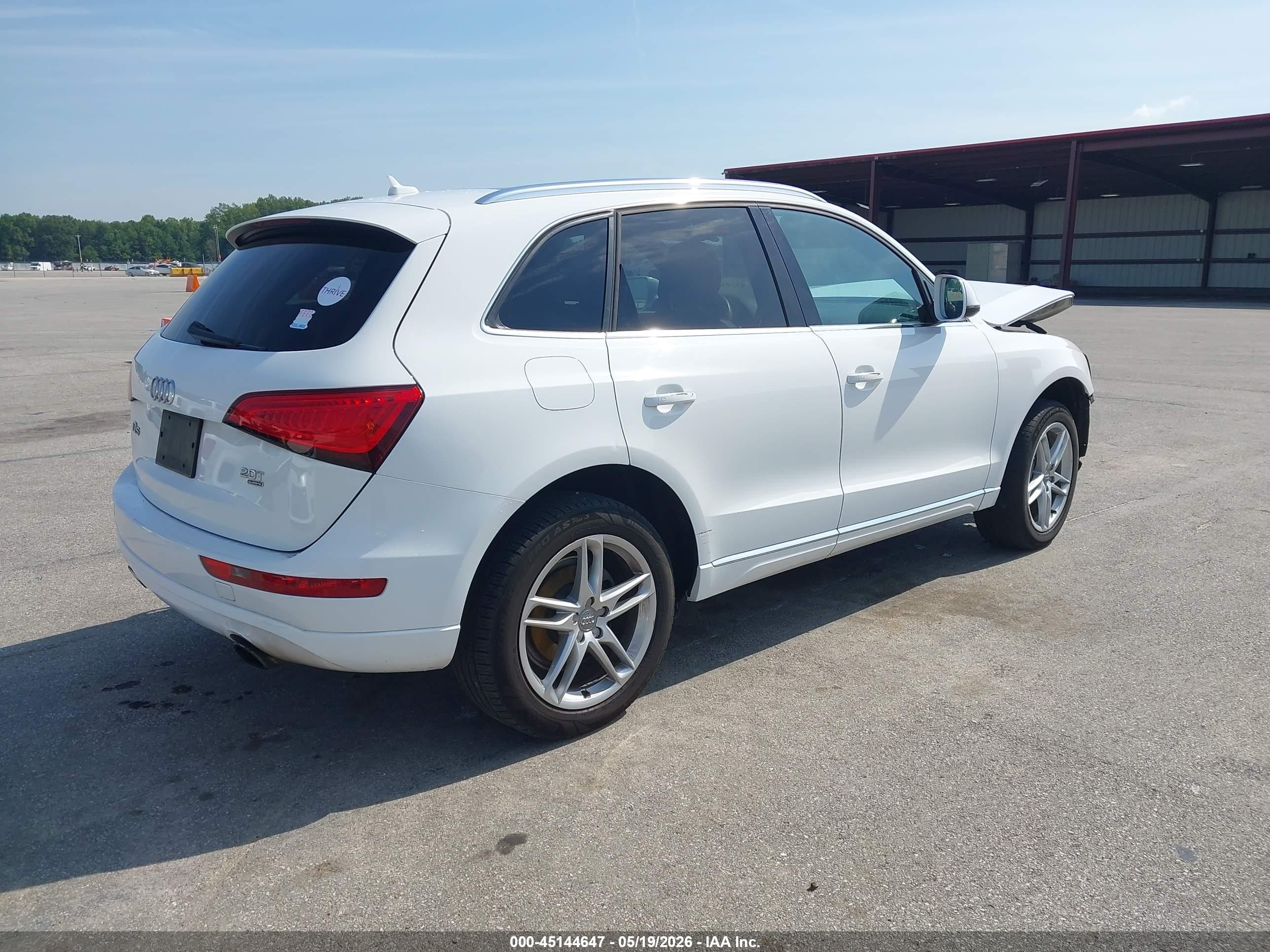 2013 Audi Q5 2.0t Premium White vin: WA1LFAFP6DA050918