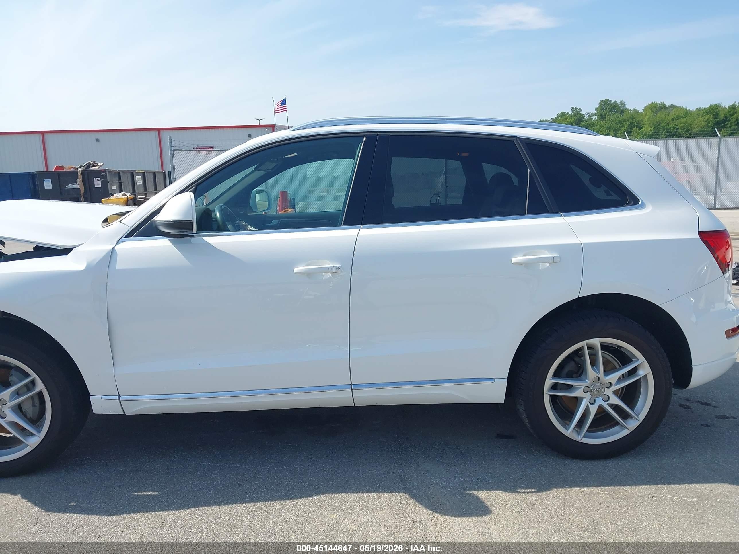 2013 Audi Q5 2.0t Premium White vin: WA1LFAFP6DA050918