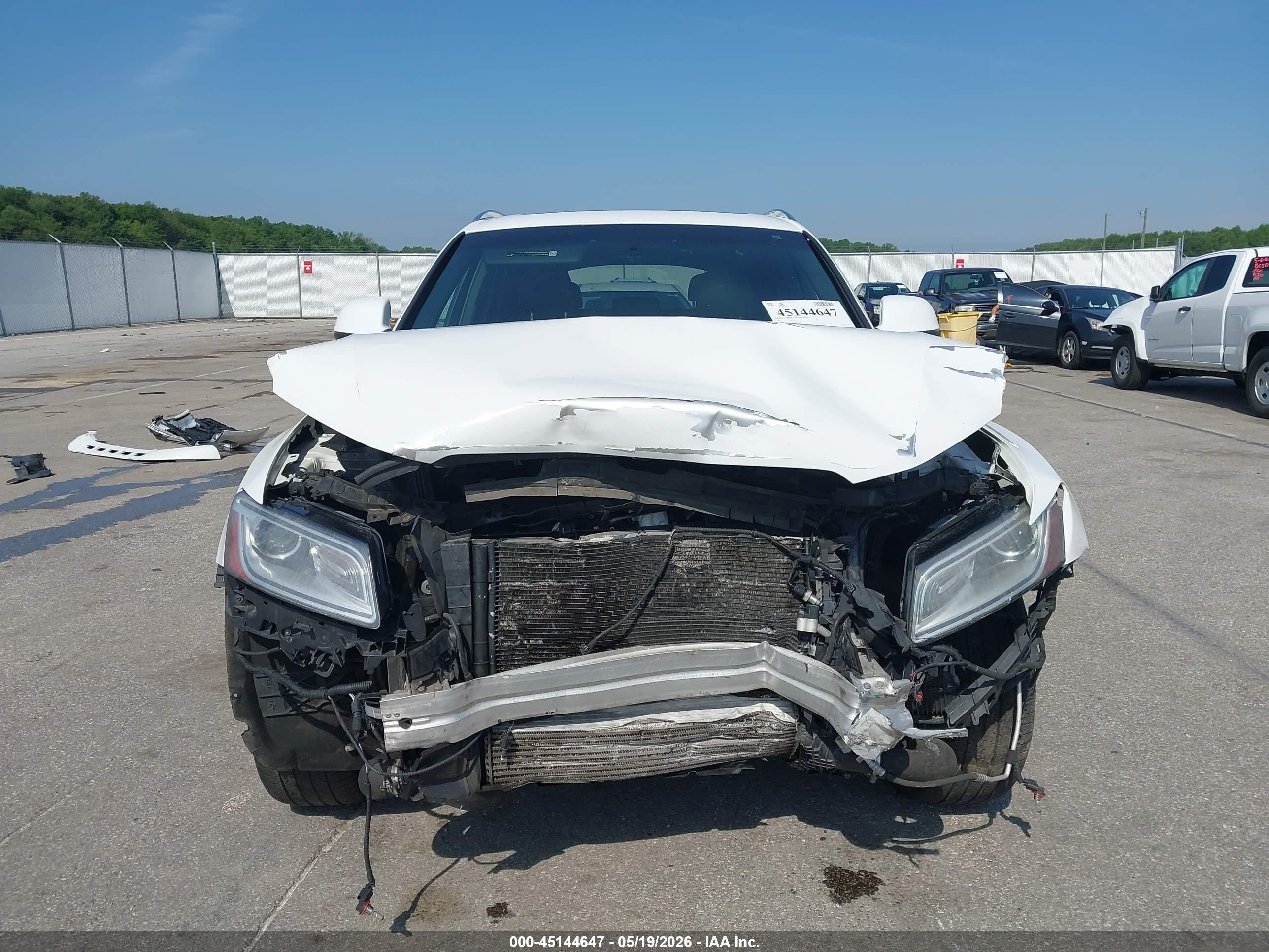 2013 Audi Q5 2.0t Premium White vin: WA1LFAFP6DA050918