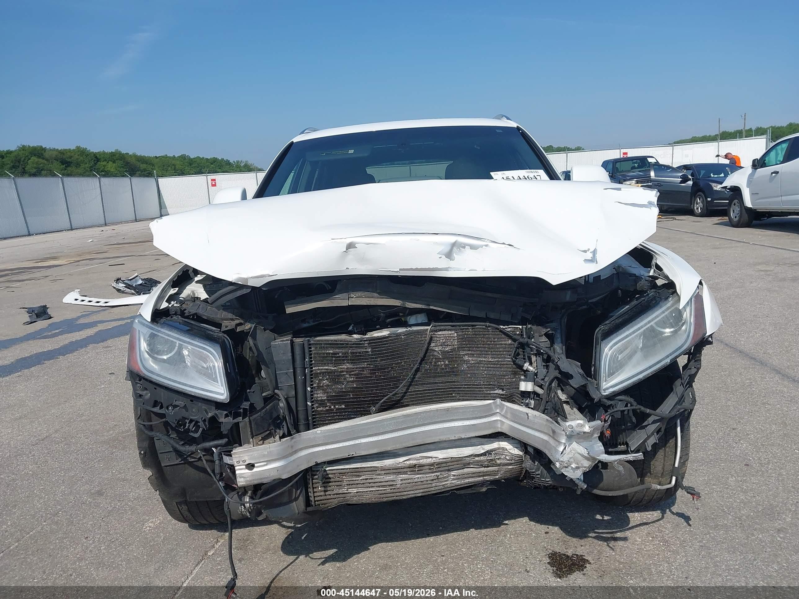 2013 Audi Q5 2.0t Premium White vin: WA1LFAFP6DA050918
