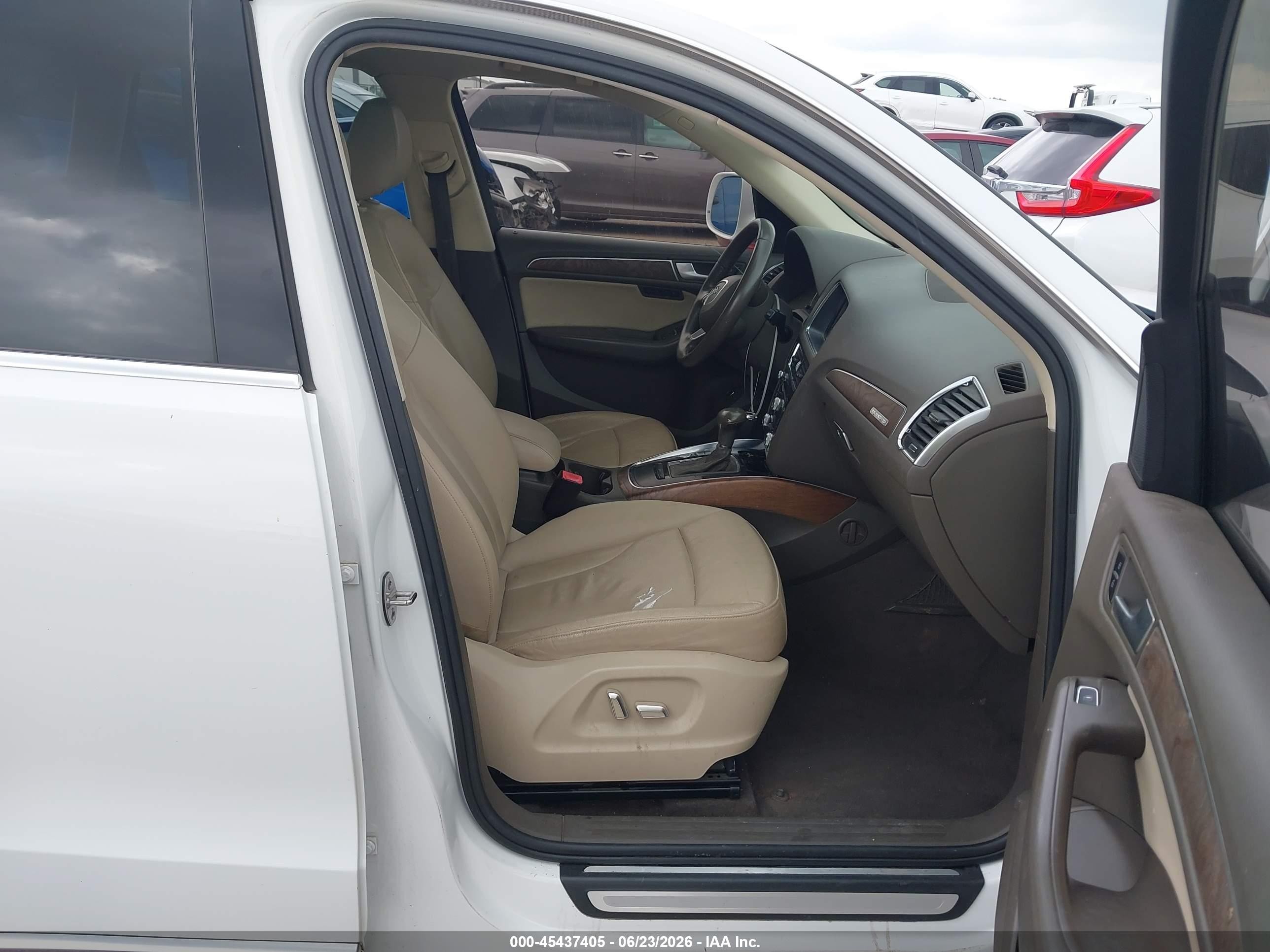 2013 Audi Q5 2.0t Premium White vin: WA1LFAFP6DA053074