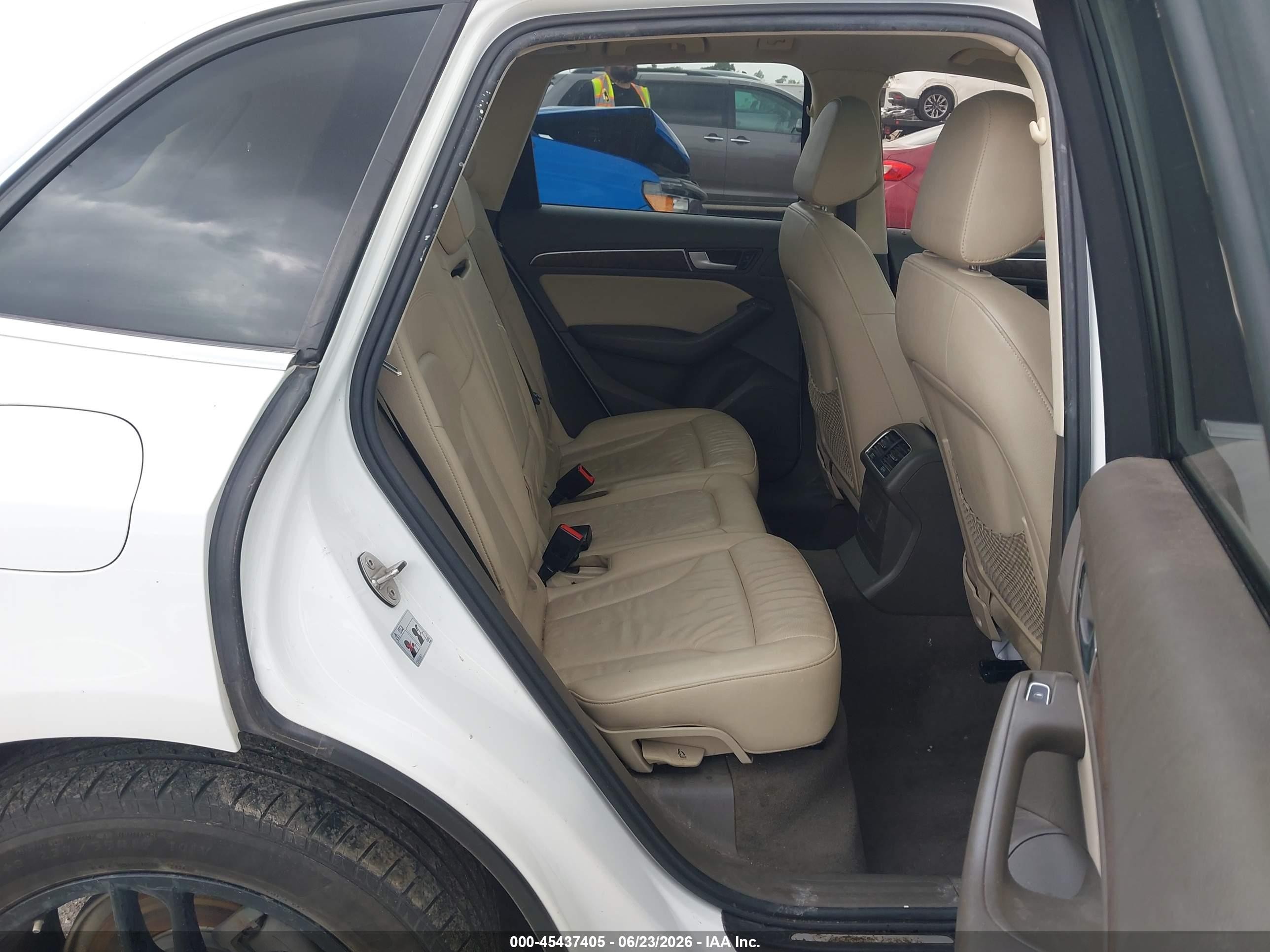 2013 Audi Q5 2.0t Premium White vin: WA1LFAFP6DA053074
