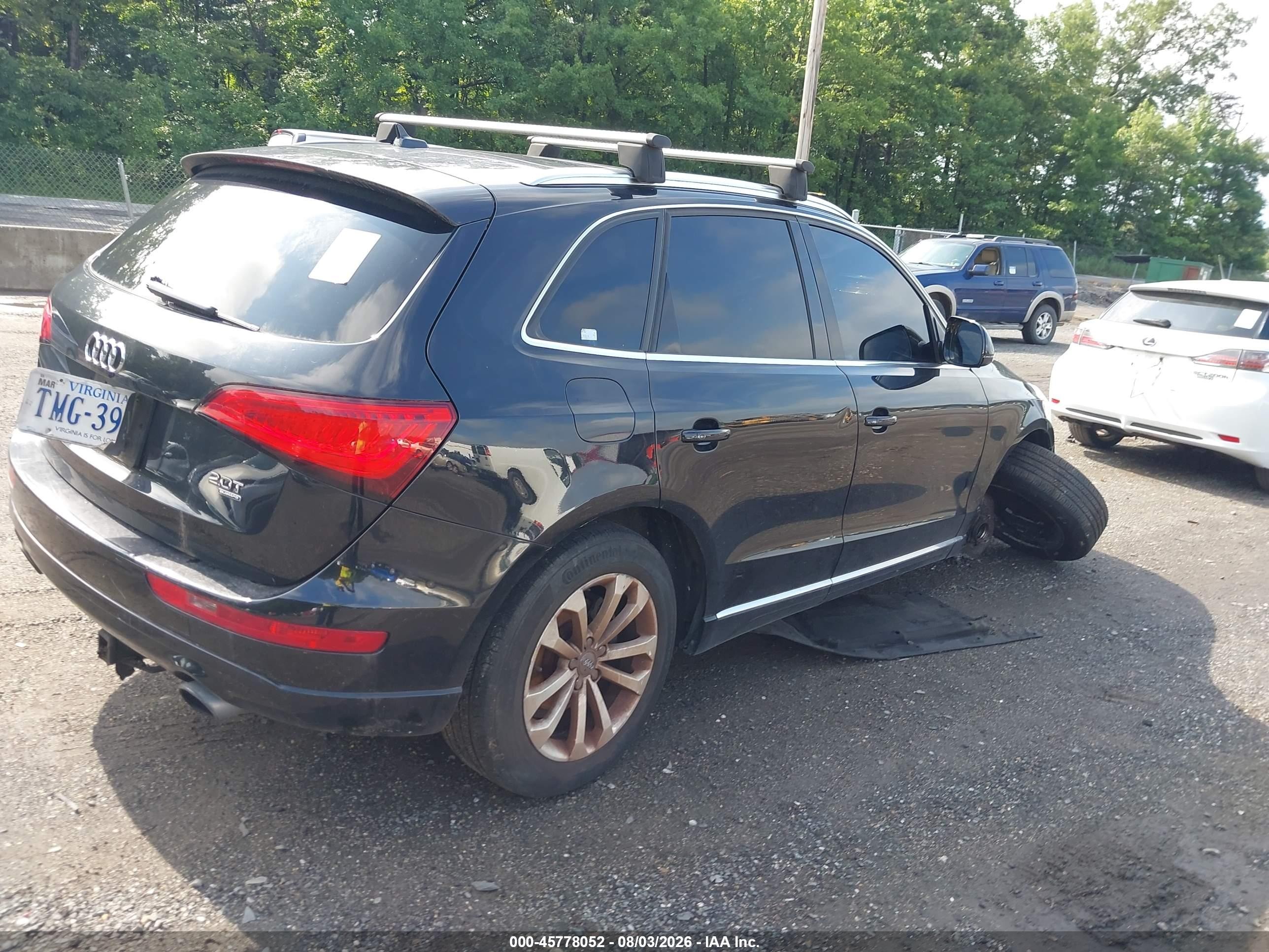 2013 Audi Q5 2.0t Premium Black vin: WA1LFAFP6DA075513