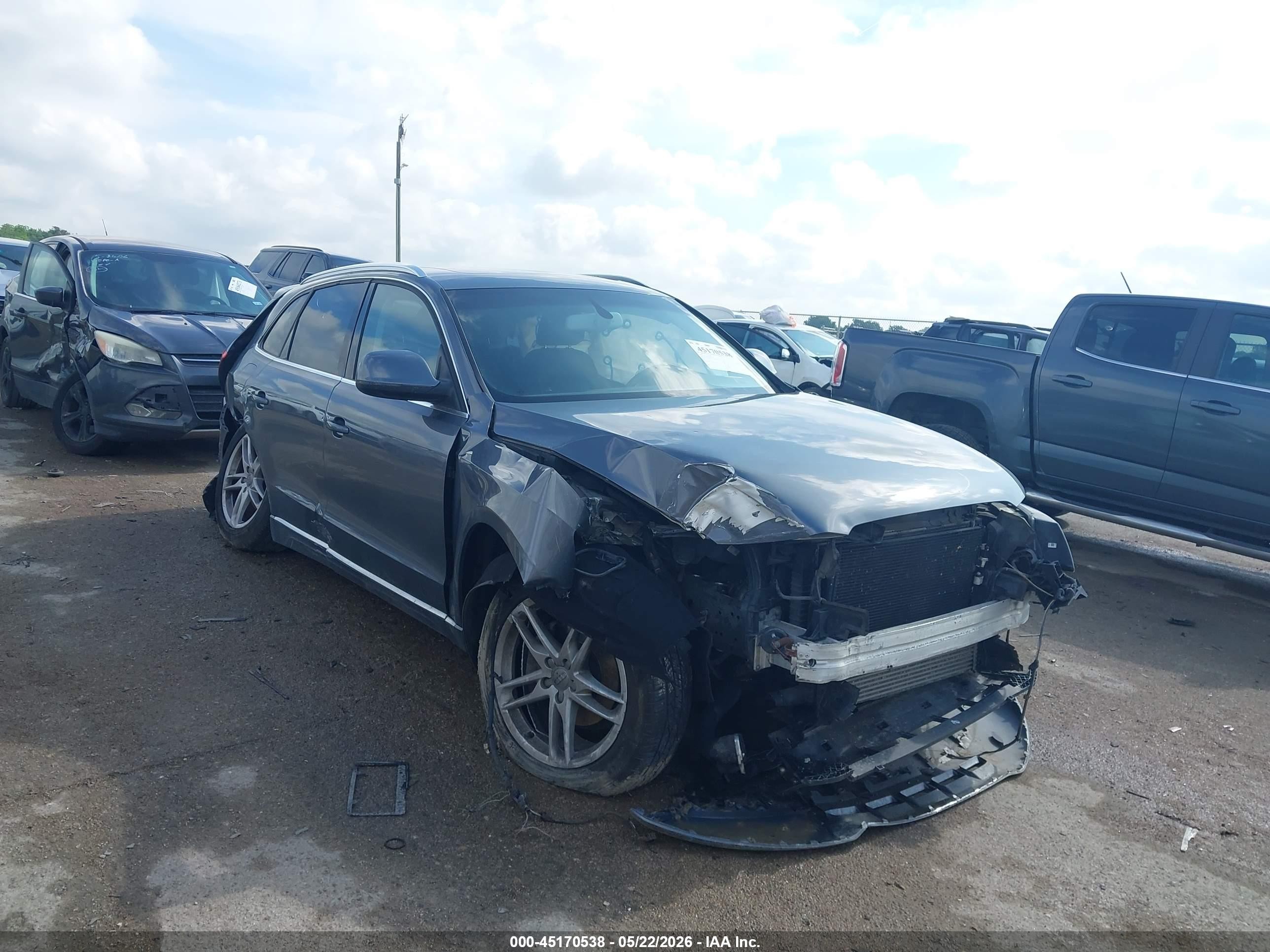 2014 Audi Q5 2.0t Premium Gray vin: WA1LFAFP6EA027298