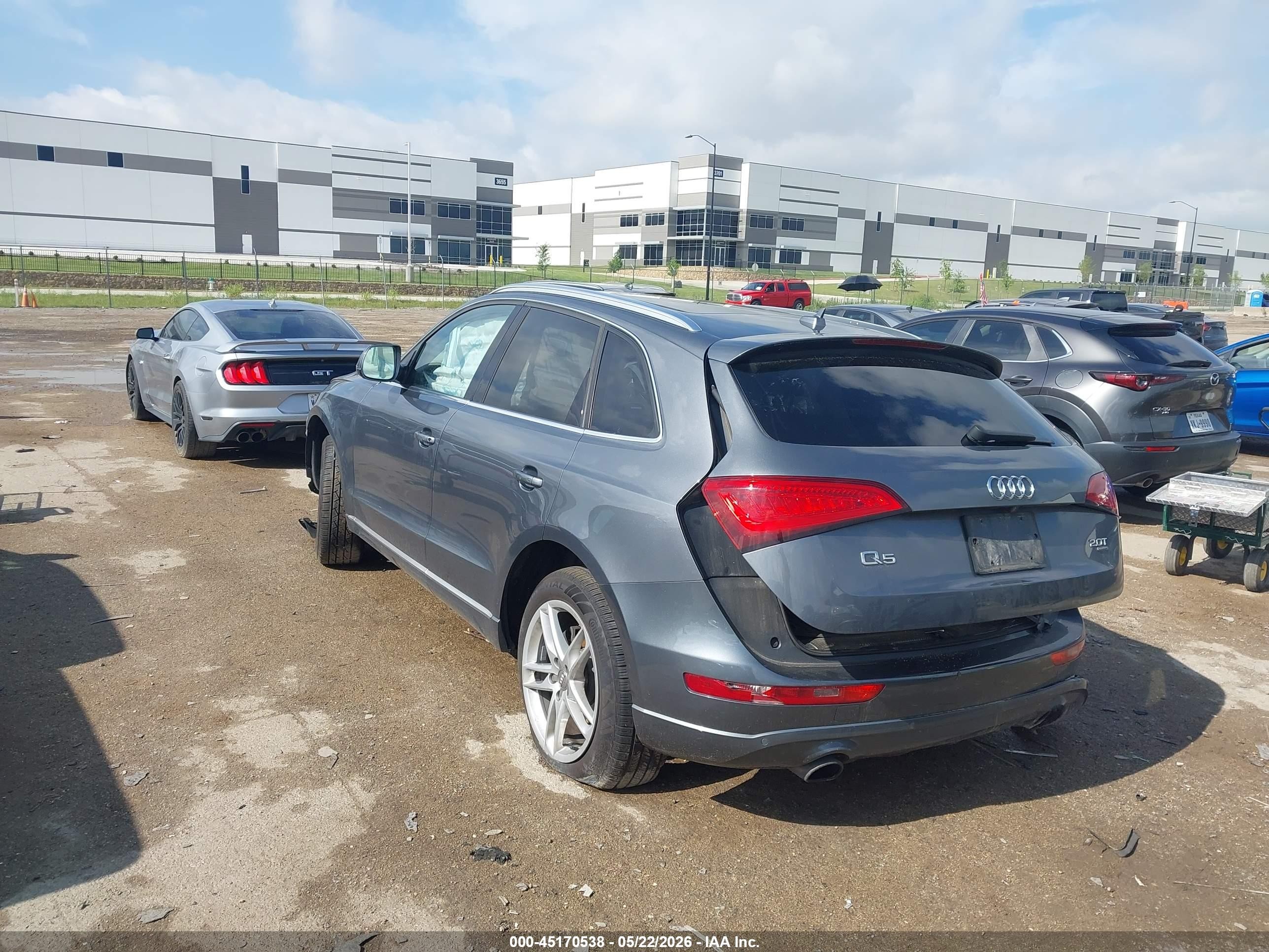 2014 Audi Q5 2.0t Premium Gray vin: WA1LFAFP6EA027298