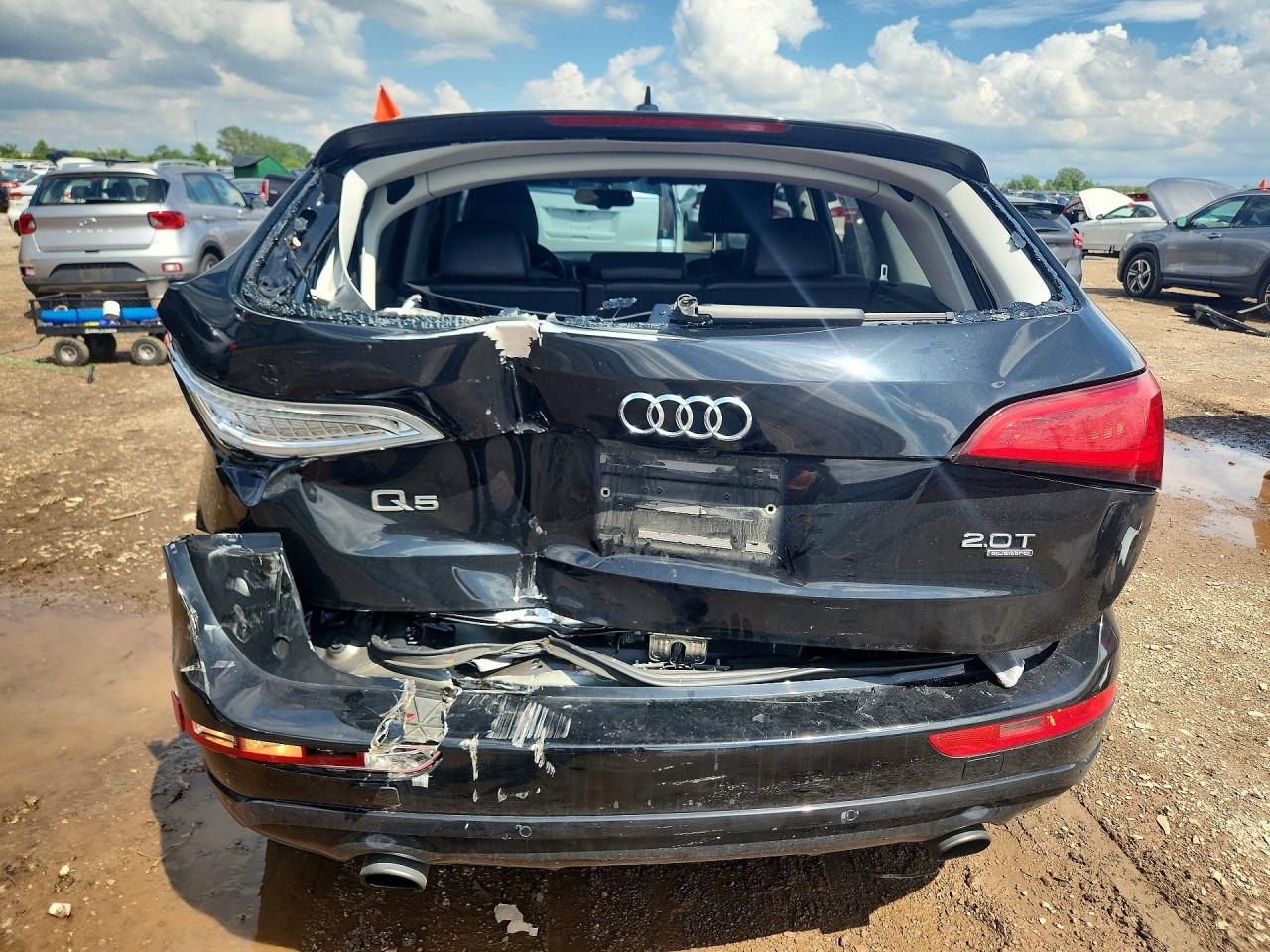 2014 Audi Q5 Premium Plus Black vin: WA1LFAFP6EA036678