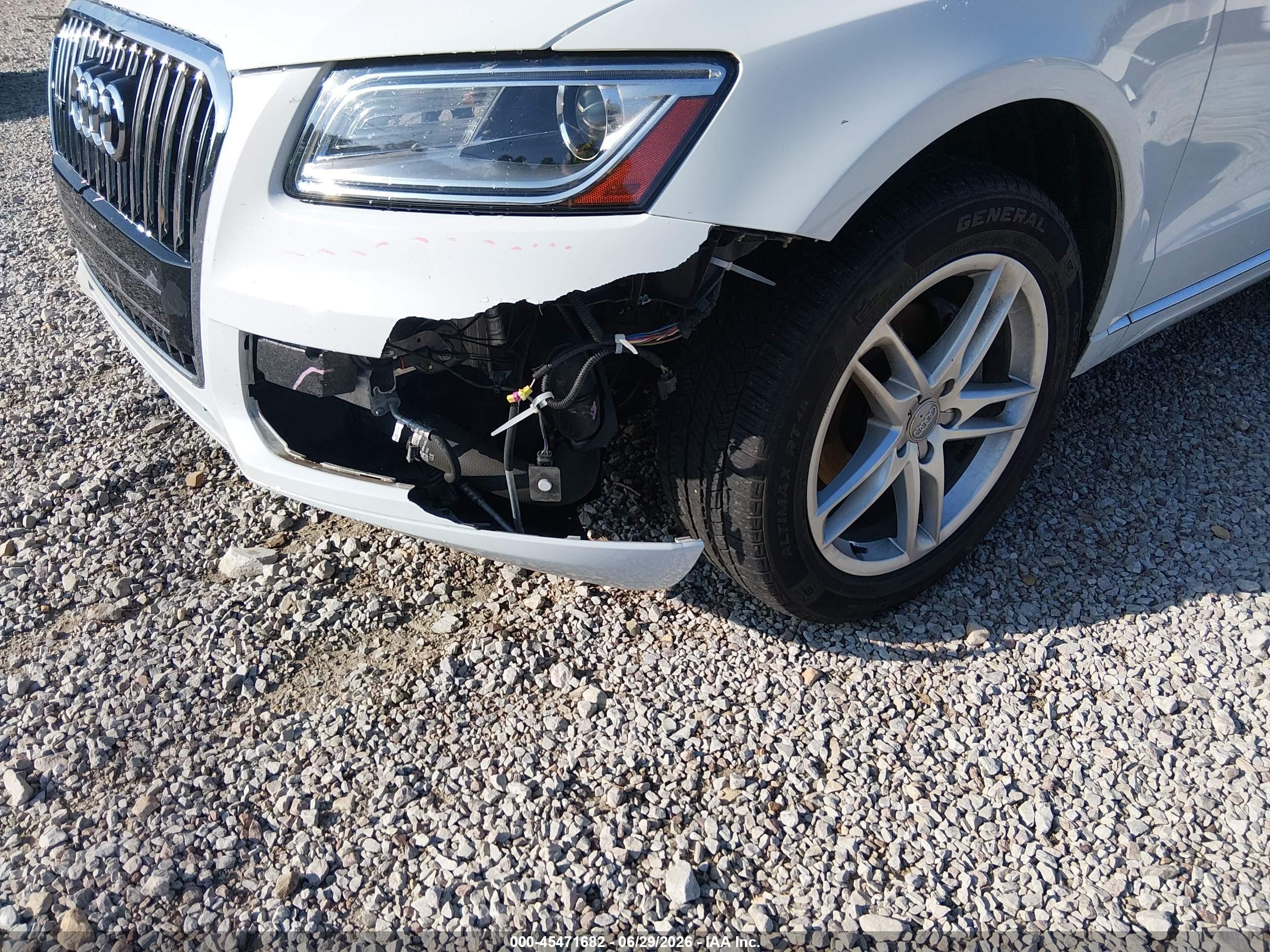 2014 Audi Q5 2.0t Premium White vin: WA1LFAFP6EA049334