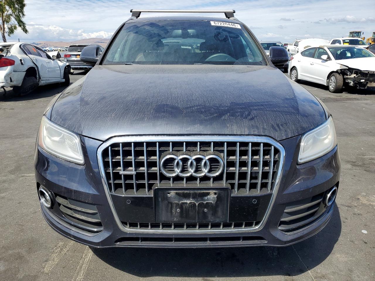 2014 Audi Q5 Premium Plus Blue vin: WA1LFAFP6EA055800