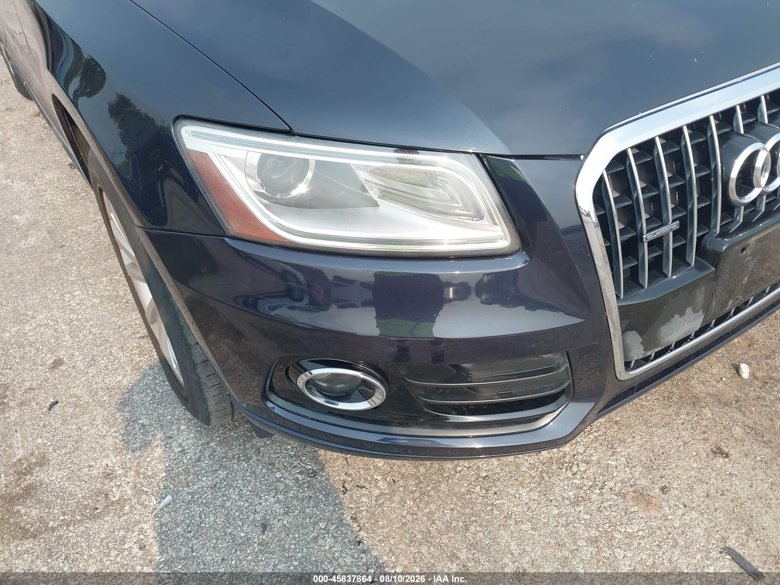 2014 Audi Q5 2.0t Premium Синий vin: WA1LFAFP6EA078641