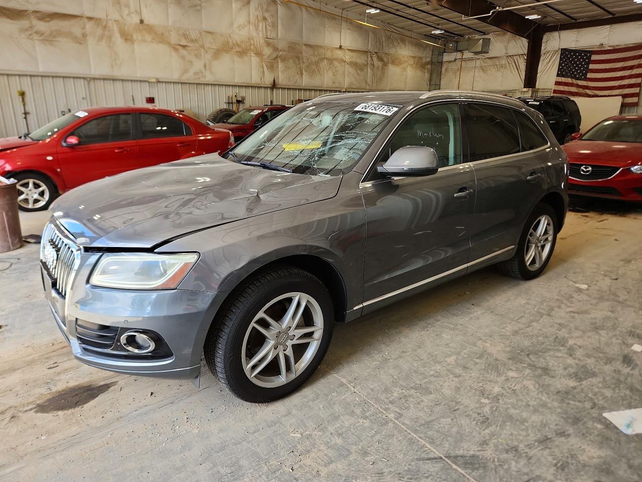 2014 Audi Q5 Premium Plus Серый vin: WA1LFAFP6EA080194