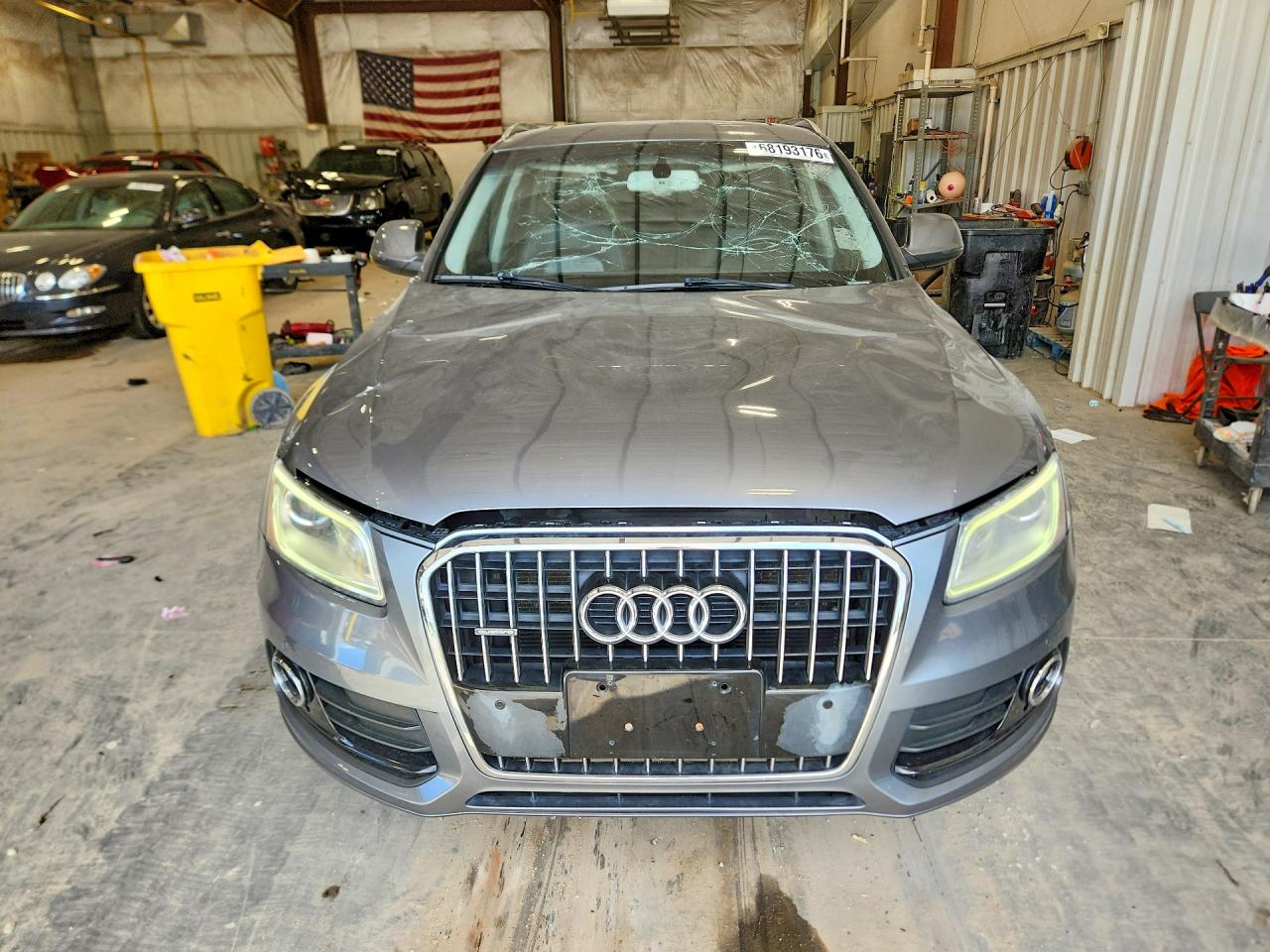 2014 Audi Q5 Premium Plus Серый vin: WA1LFAFP6EA080194