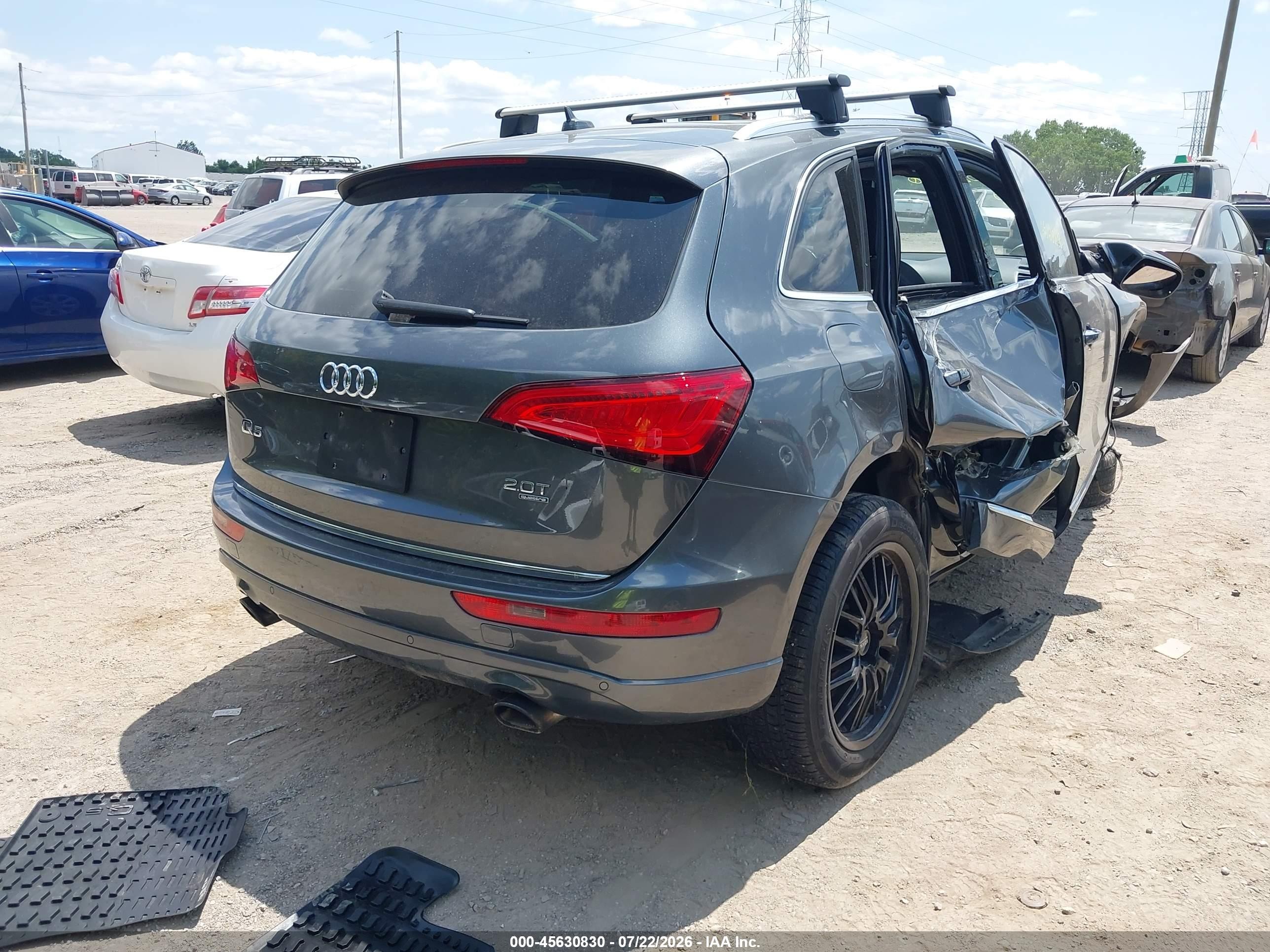 2015 Audi Q5 2.0t Premium Gray vin: WA1LFAFP6FA003178