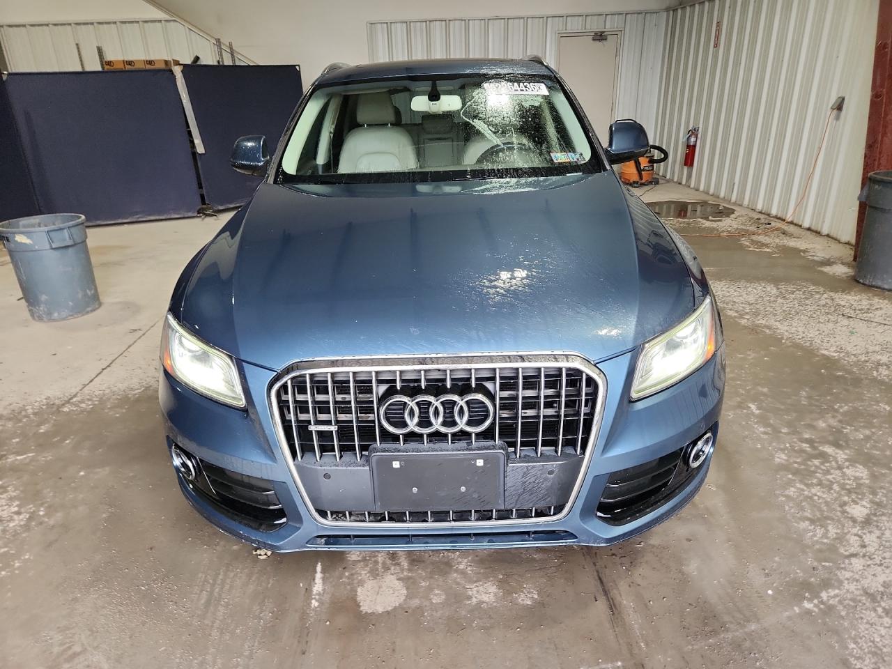 2015 Audi Q5 Premium Plus Blue vin: WA1LFAFP6FA011524 Damage: Left Head Lamp, Faded, Repair Required
