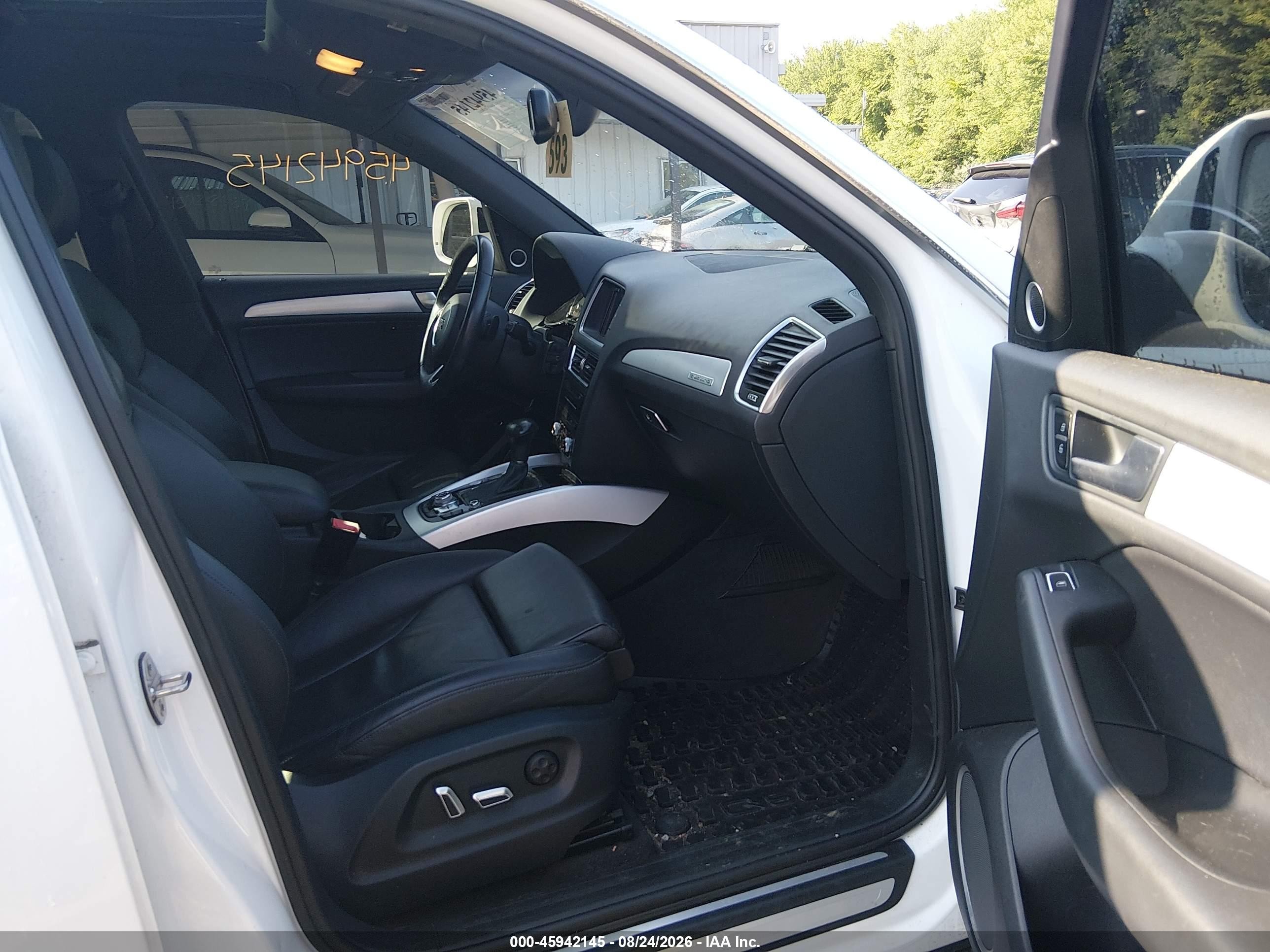 2015 Audi Q5 2.0t Premium White vin: WA1LFAFP6FA022264