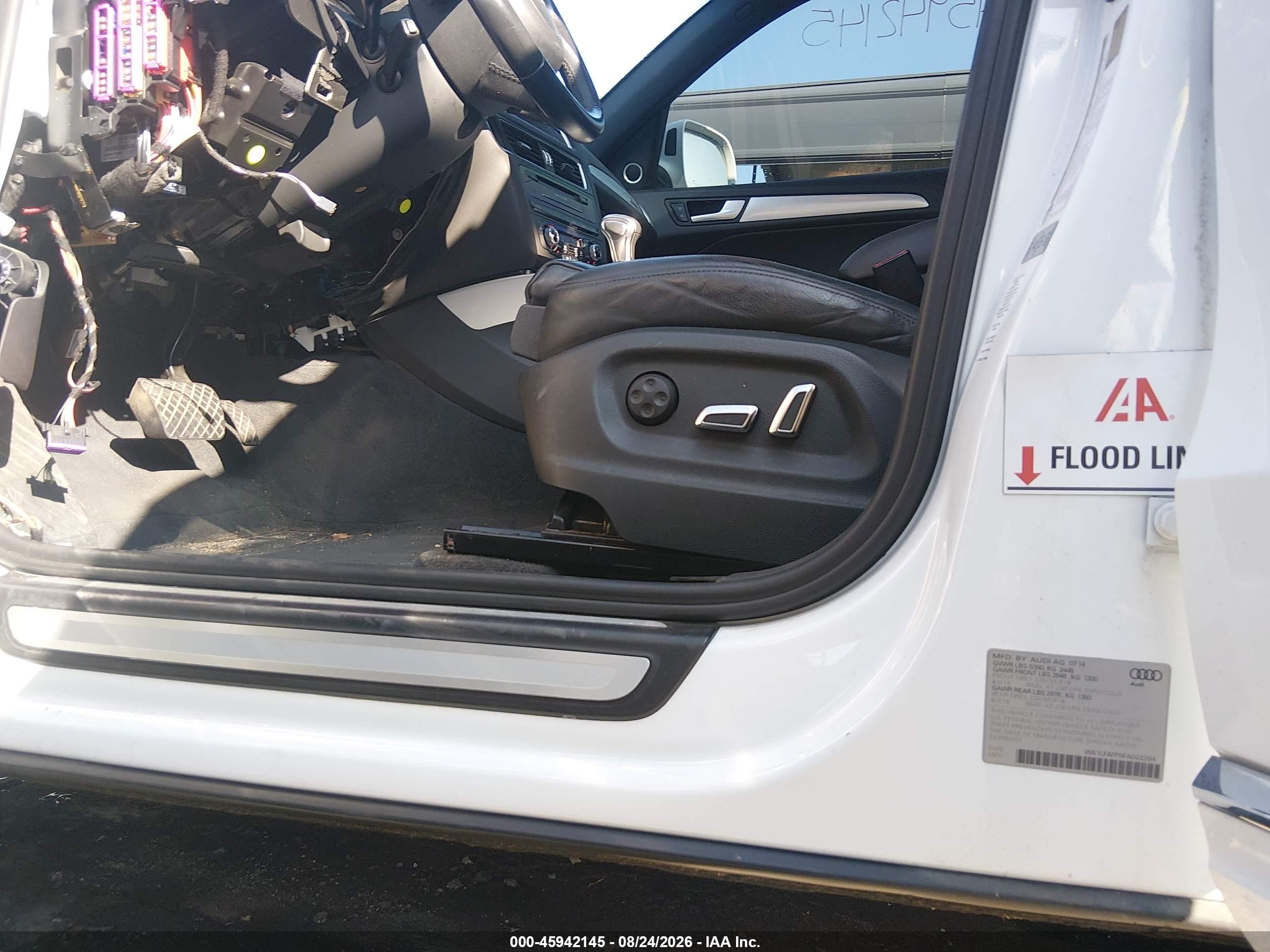 2015 Audi Q5 2.0t Premium White vin: WA1LFAFP6FA022264
