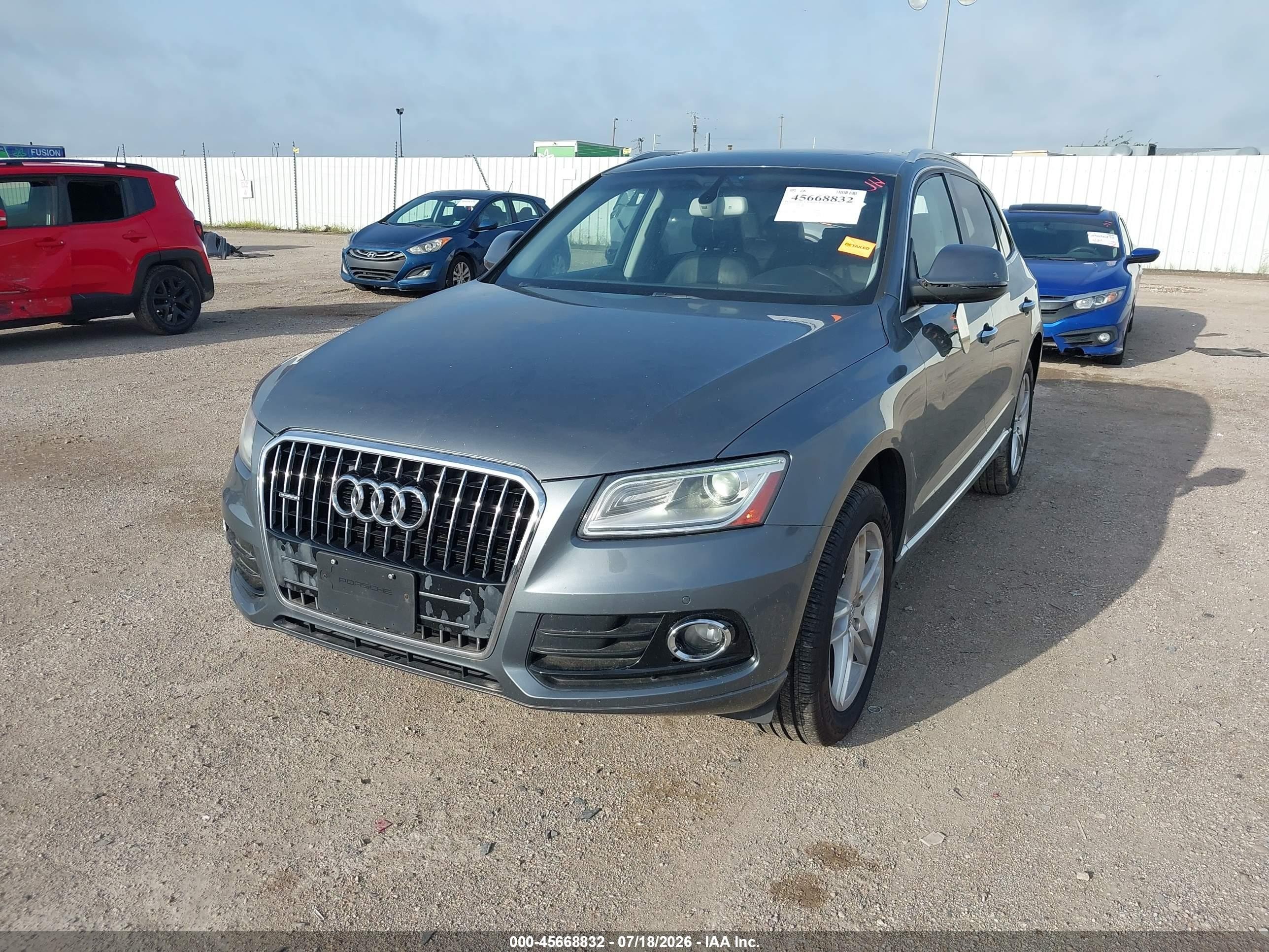 2015 Audi Q5 2.0t Premium Gray vin: WA1LFAFP6FA048931