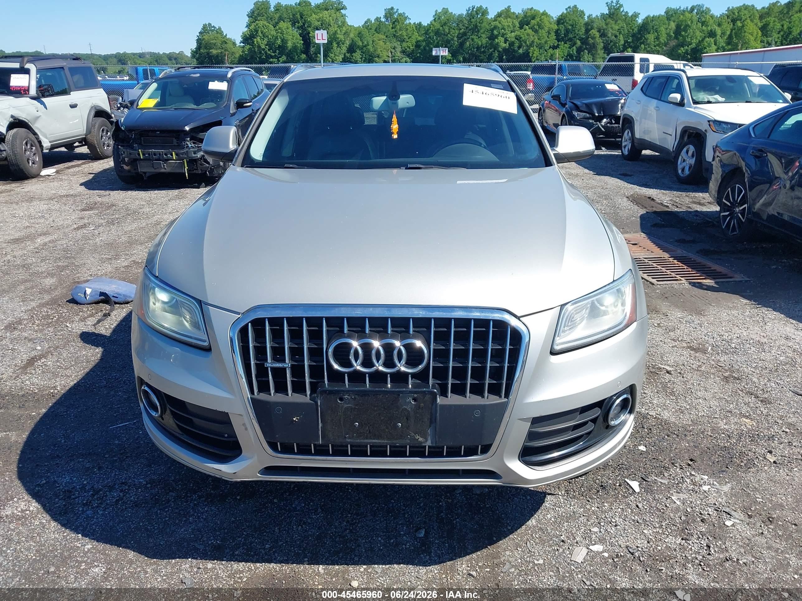 2015 Audi Q5 2.0t Premium Silver vin: WA1LFAFP6FA049836