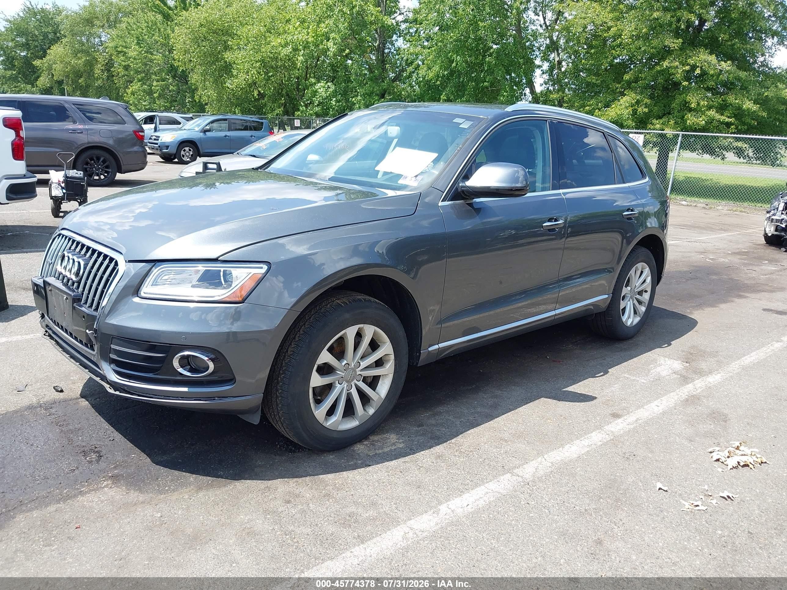 2015 Audi Q5 2.0t Premium Gray vin: WA1LFAFP6FA069908