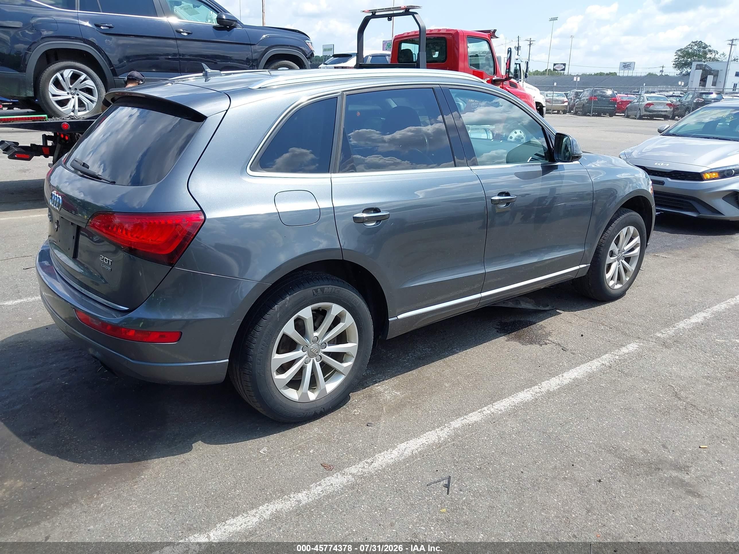 2015 Audi Q5 2.0t Premium Gray vin: WA1LFAFP6FA069908