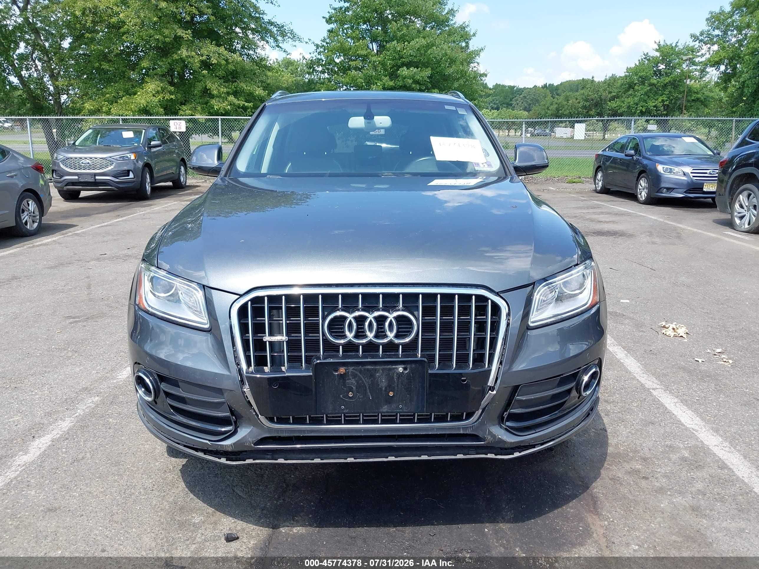 2015 Audi Q5 2.0t Premium Gray vin: WA1LFAFP6FA069908