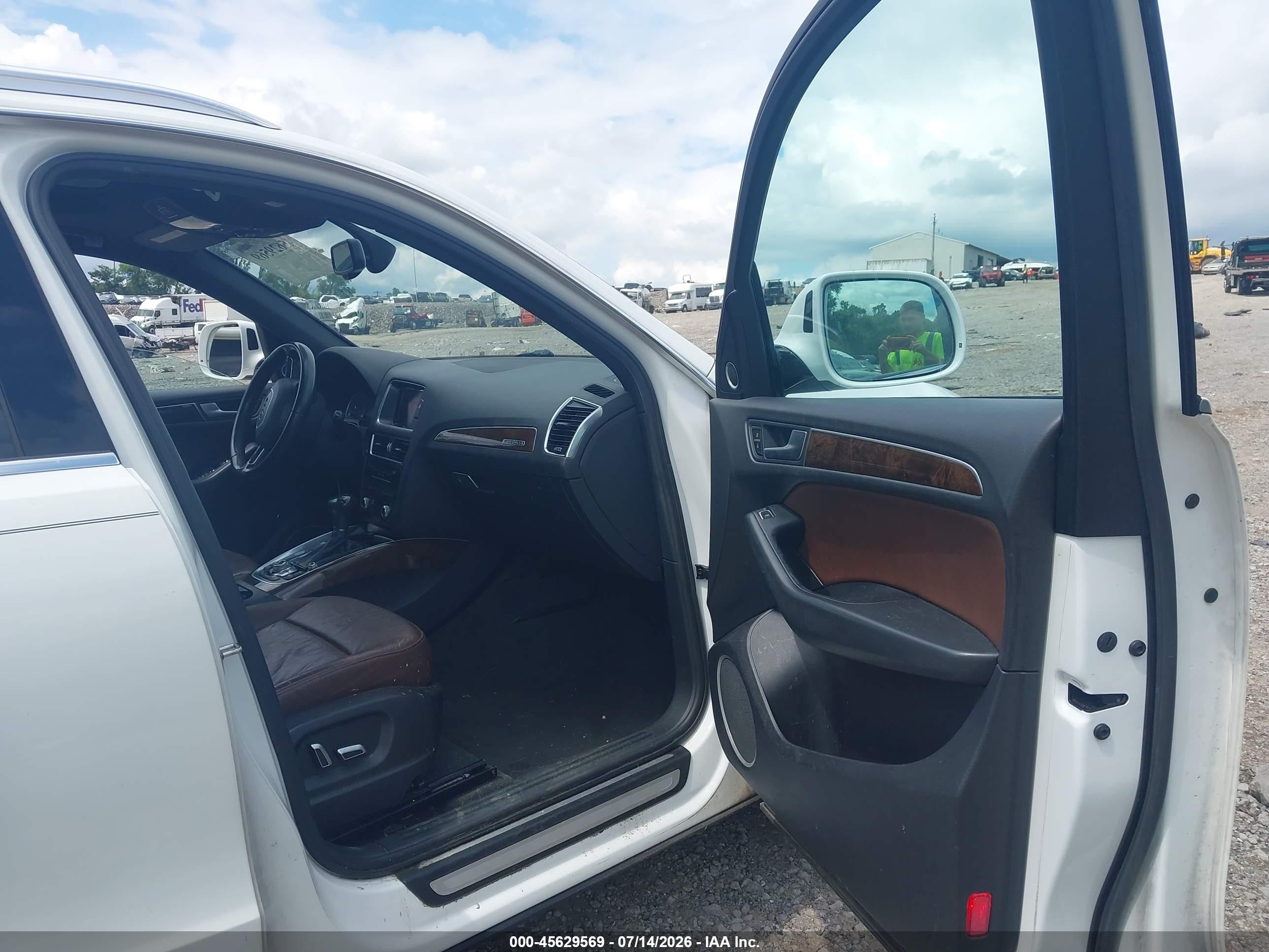2015 Audi Q5 2.0t Premium White vin: WA1LFAFP6FA072873