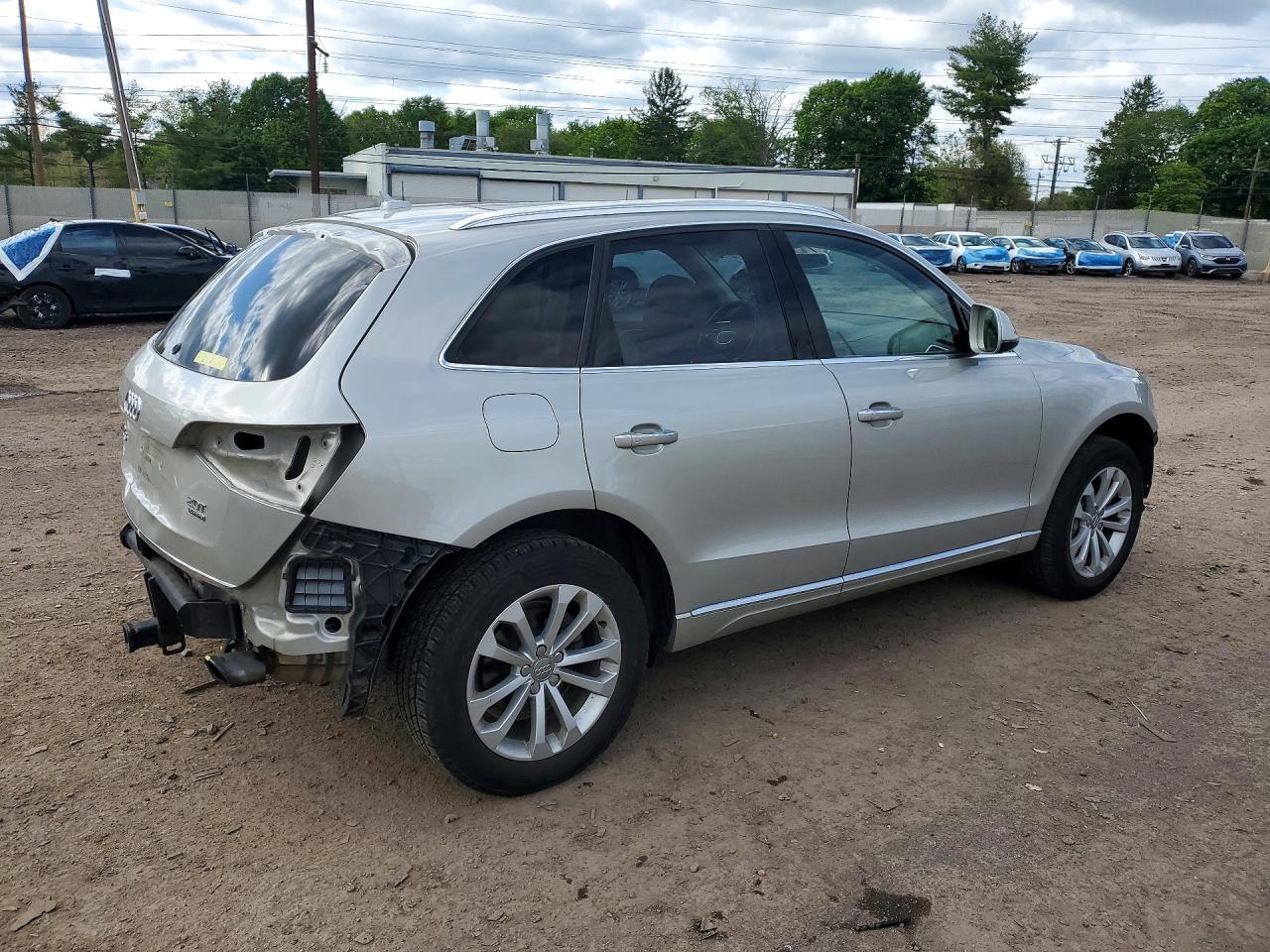 2015 Audi Q5 Premium Plus Beige vin: WA1LFAFP6FA074042