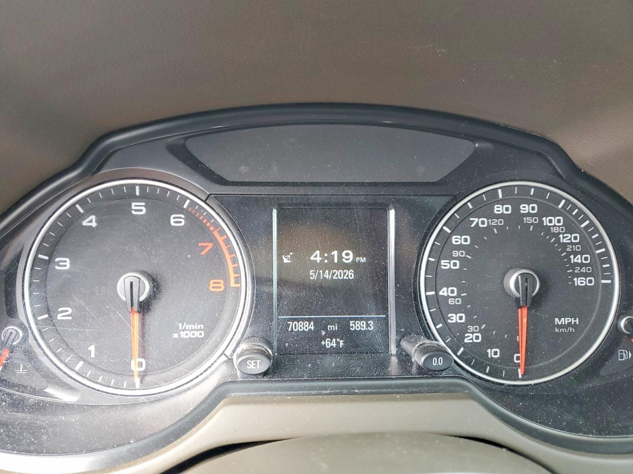 2015 Audi Q5 Premium Plus Beige vin: WA1LFAFP6FA074042