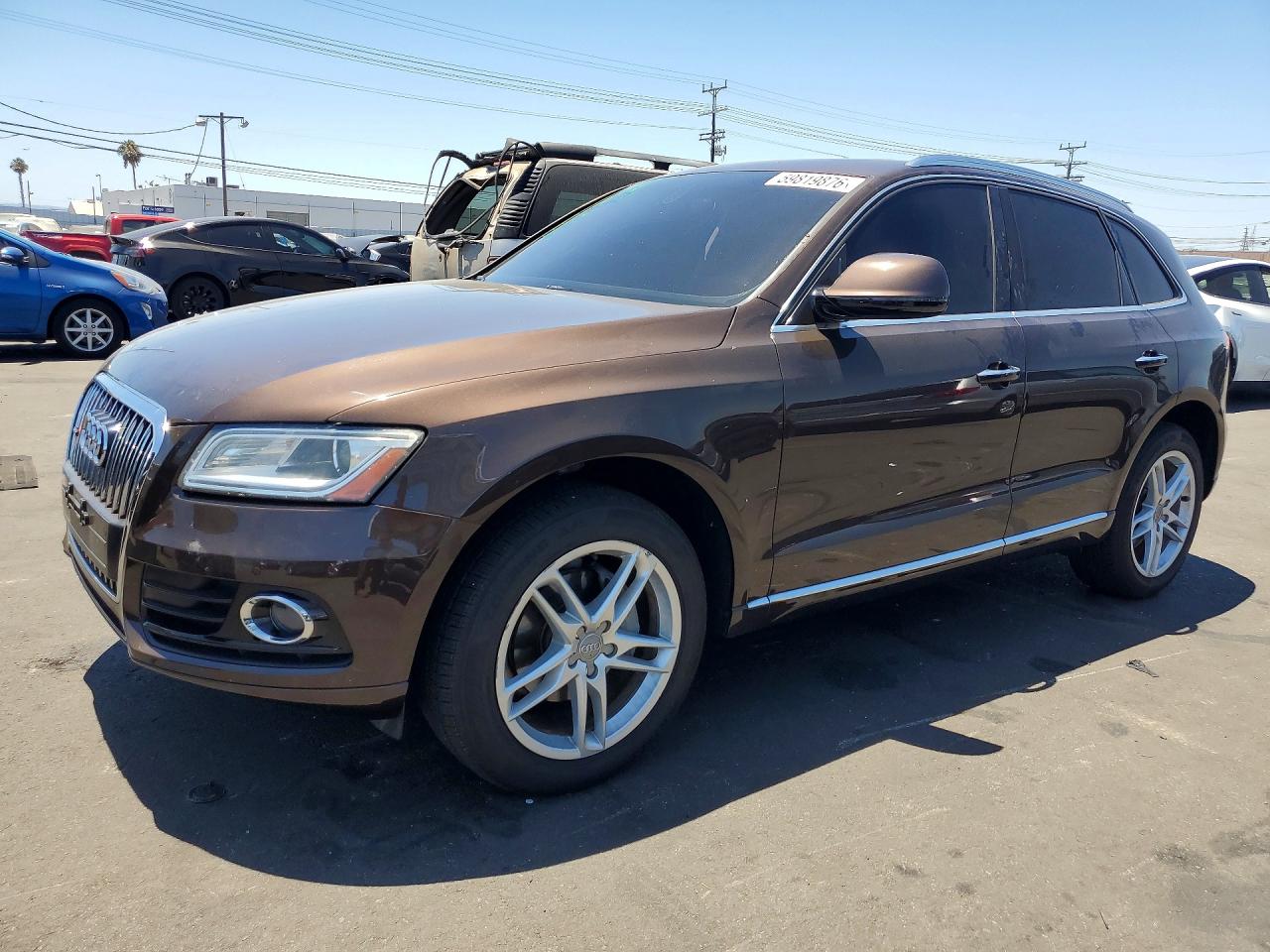 2015 Audi Q5 Premium Plus Brown vin: WA1LFAFP6FA092976