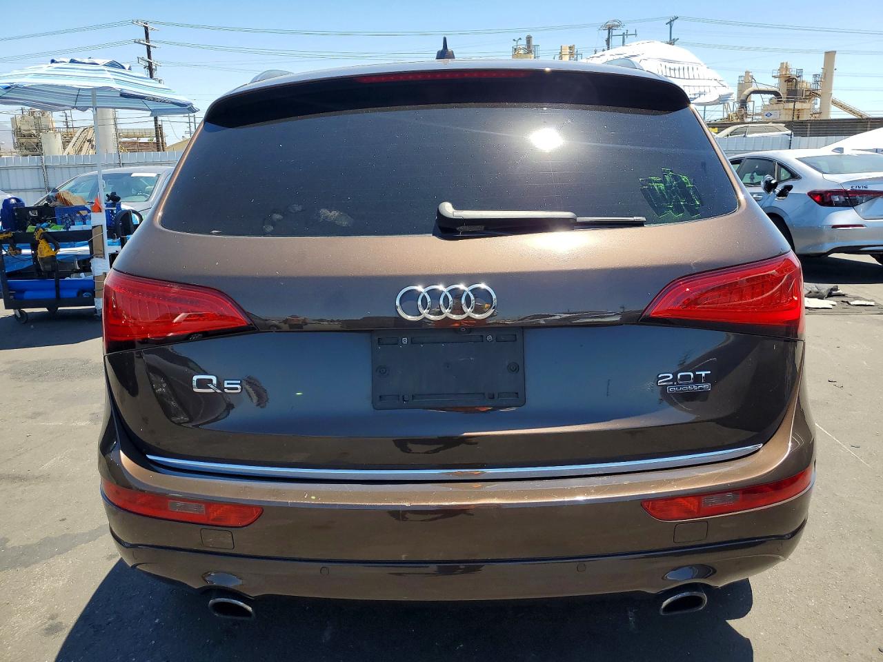2015 Audi Q5 Premium Plus Brown vin: WA1LFAFP6FA092976