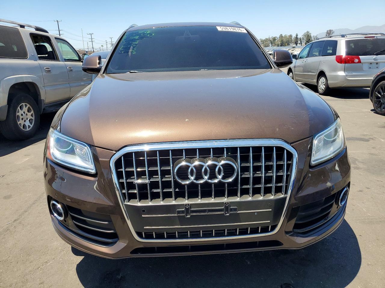 2015 Audi Q5 Premium Plus Brown vin: WA1LFAFP6FA092976