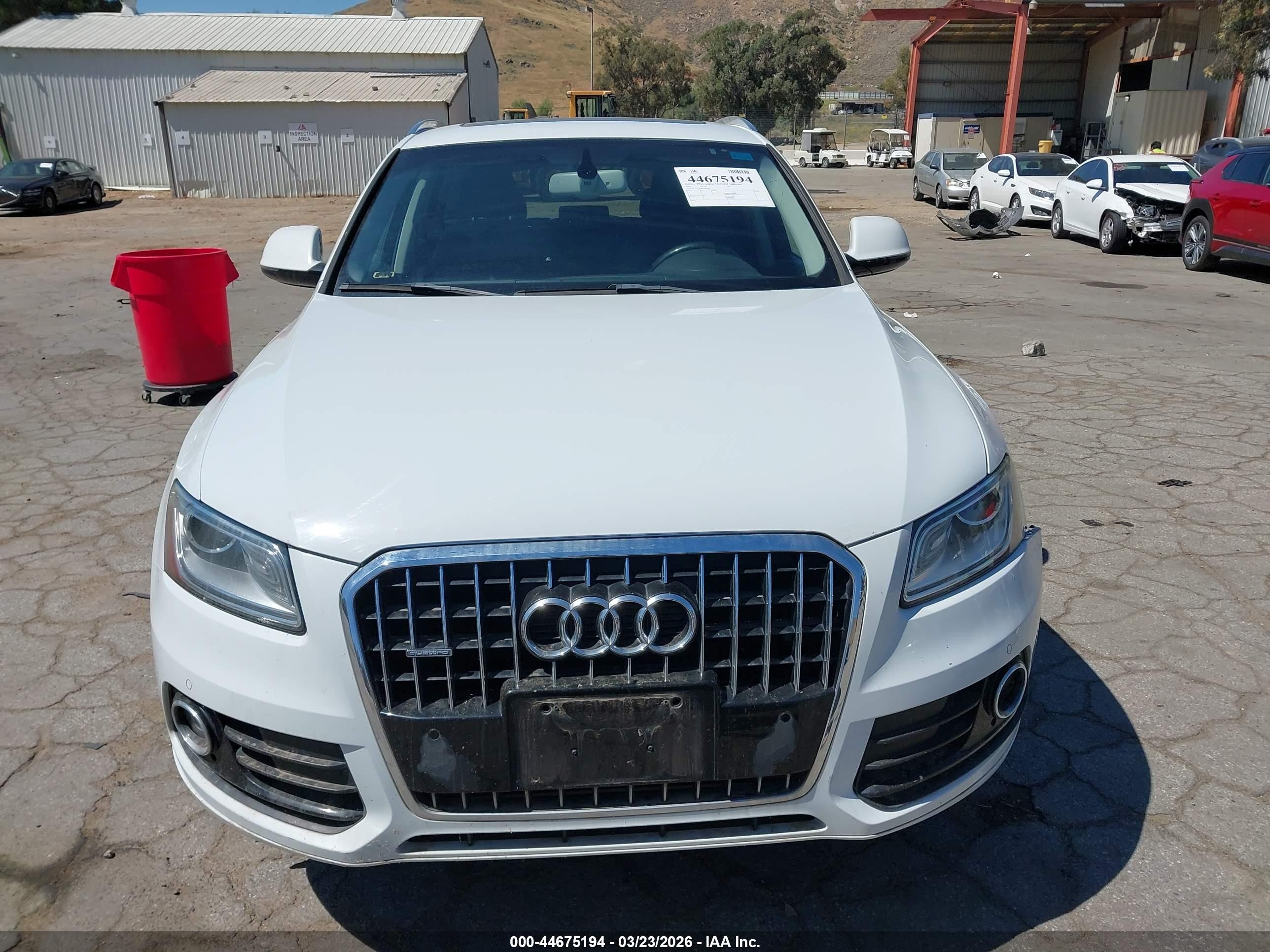 2015 Audi Q5 2.0t Premium White vin: WA1LFAFP6FA097594