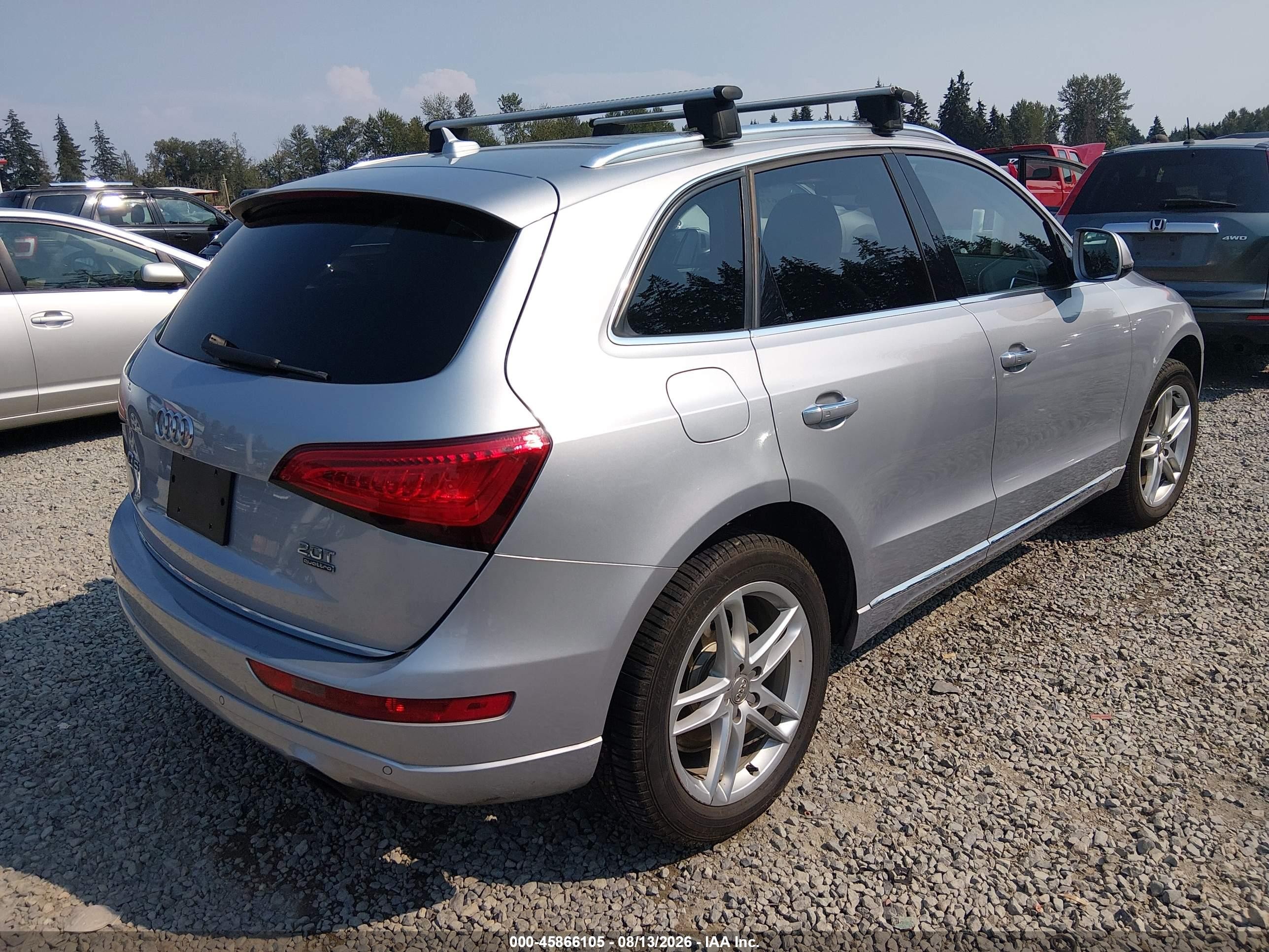 2015 Audi Q5 2.0t Premium Silver vin: WA1LFAFP6FA099815