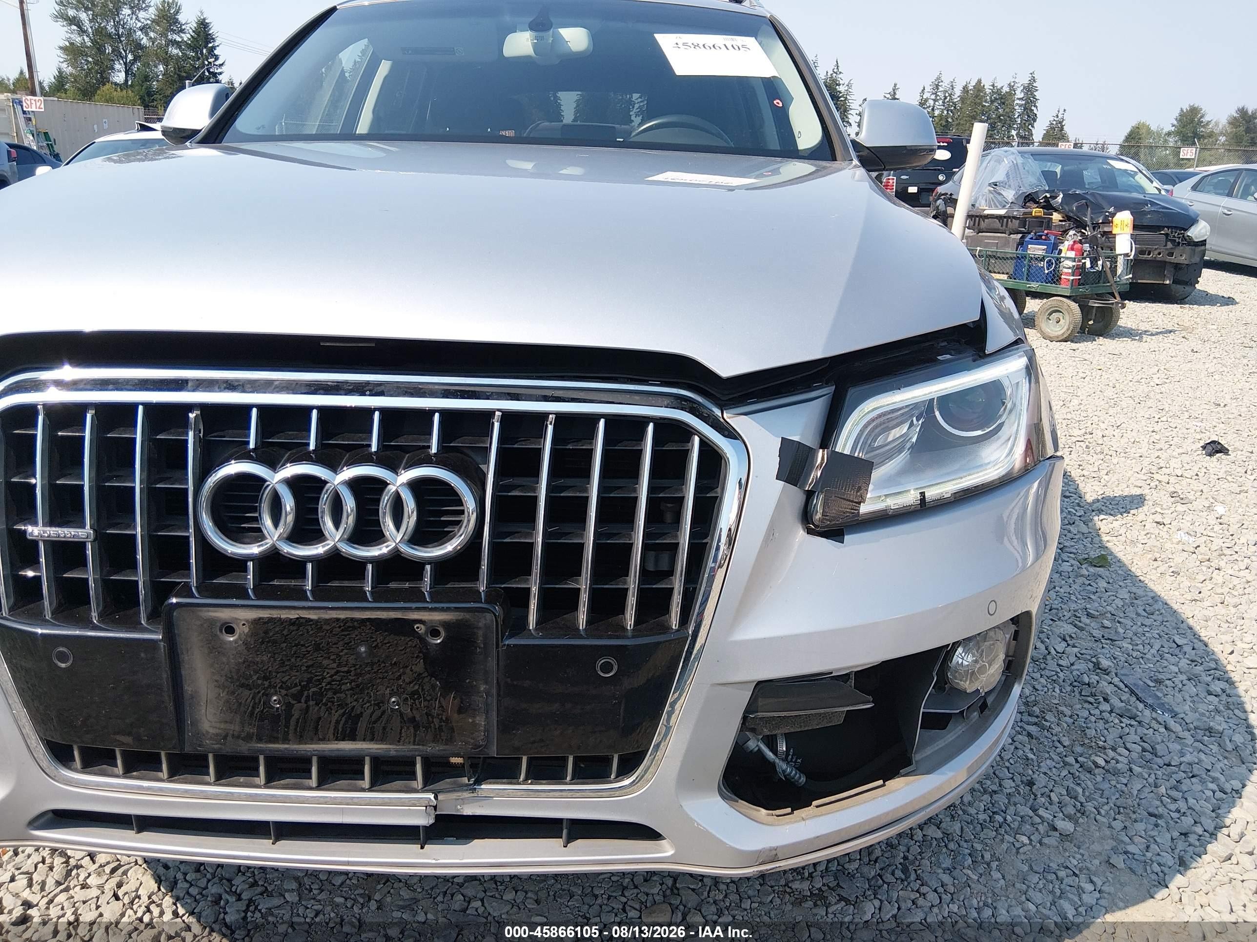 2015 Audi Q5 2.0t Premium Silver vin: WA1LFAFP6FA099815