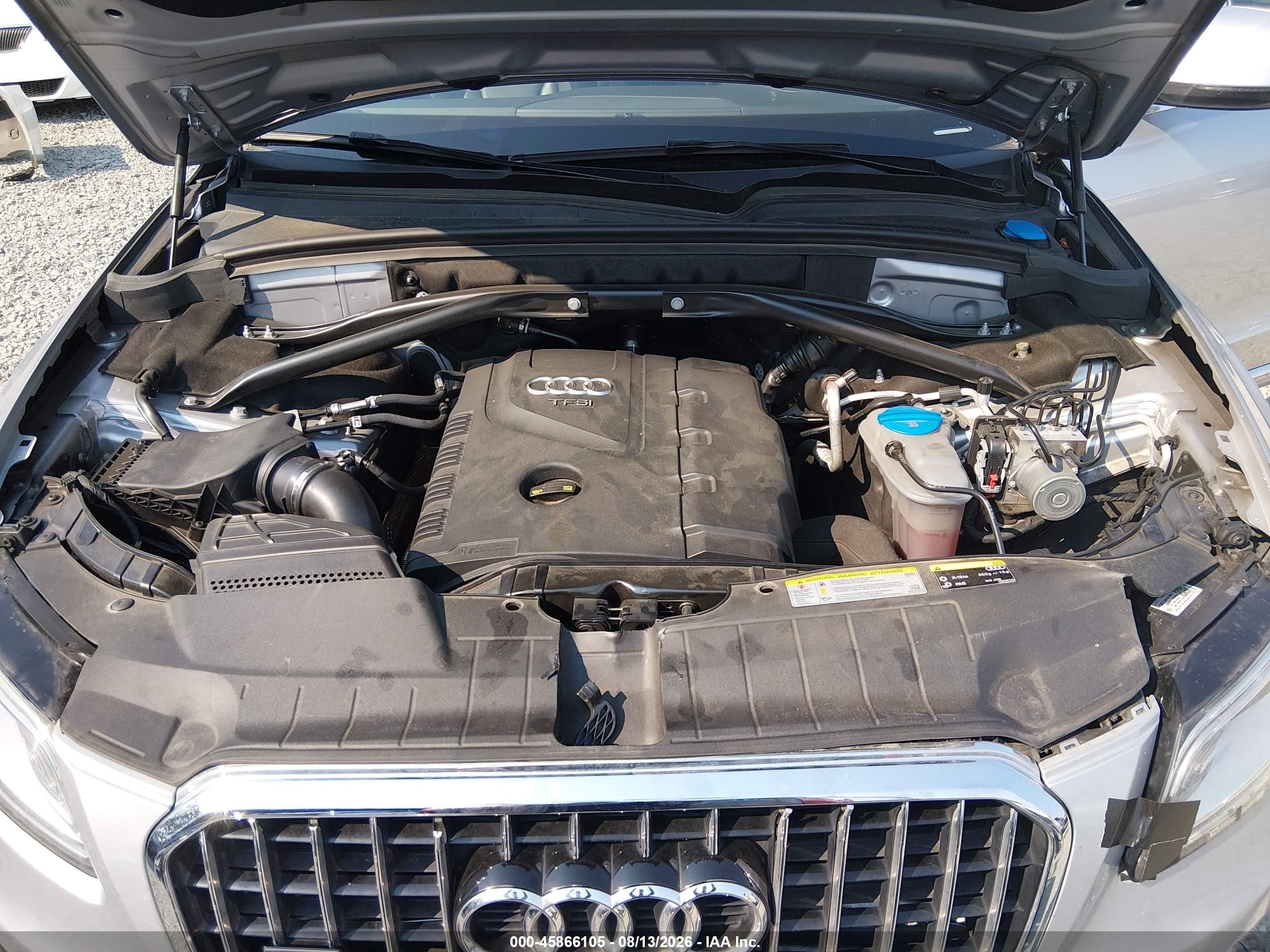 2015 Audi Q5 2.0t Premium Silver vin: WA1LFAFP6FA099815