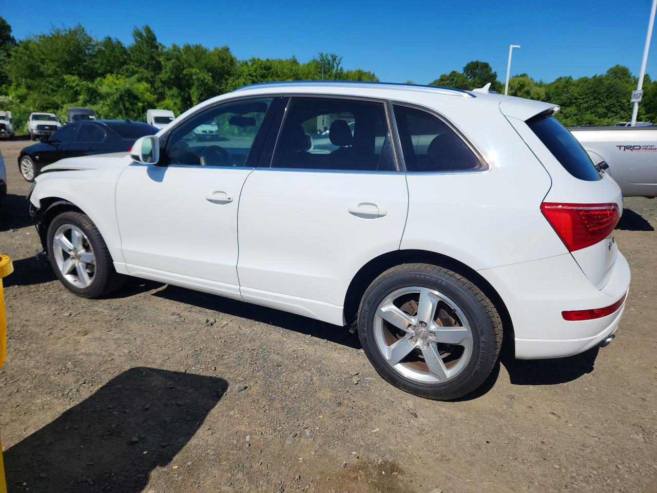 2012 Audi Q5 Premium Plus White vin: WA1LFAFP7CA015125